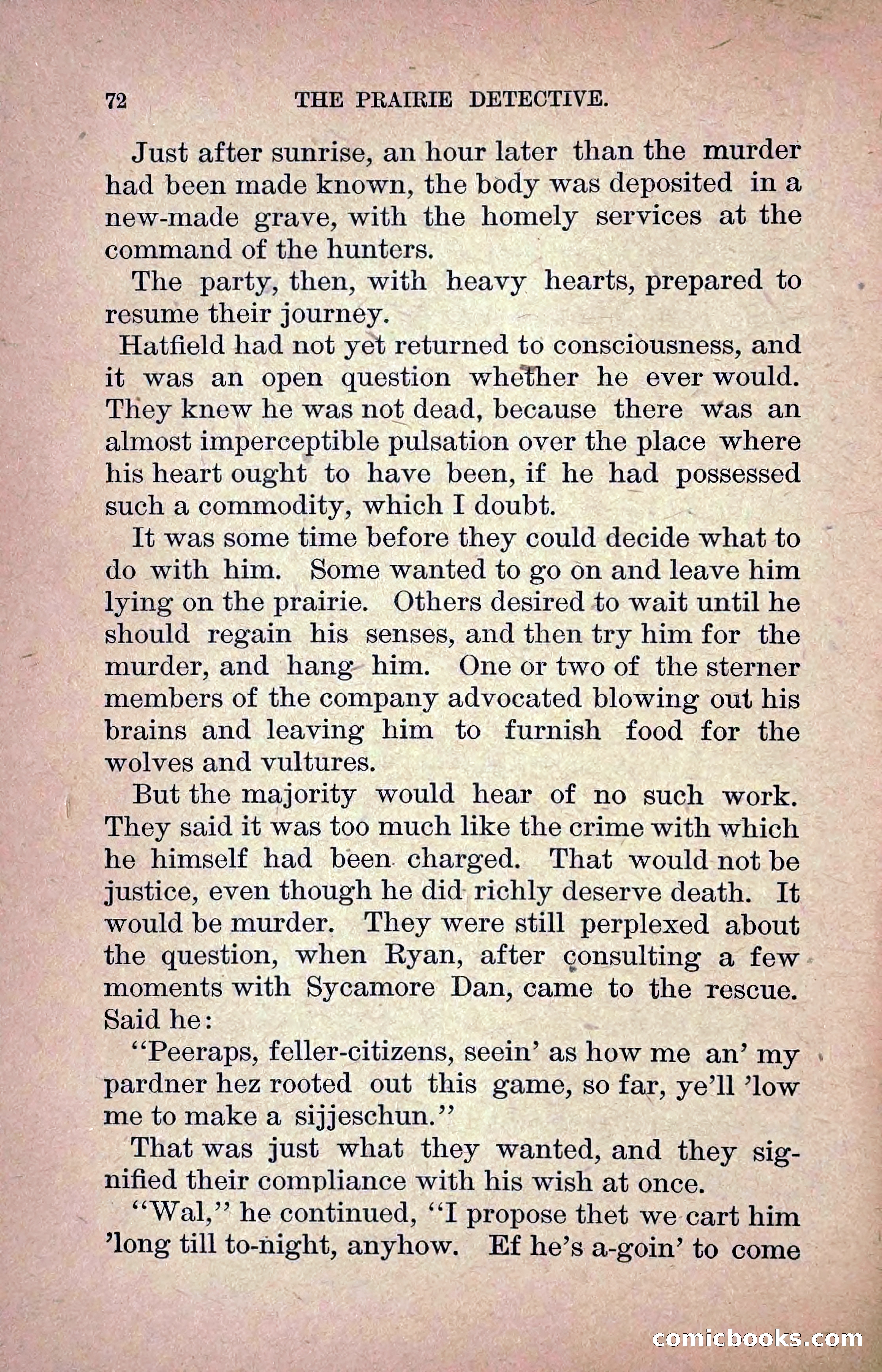 The Prairie Detective: Secret Service Series No. 24 — page 74 of 218
