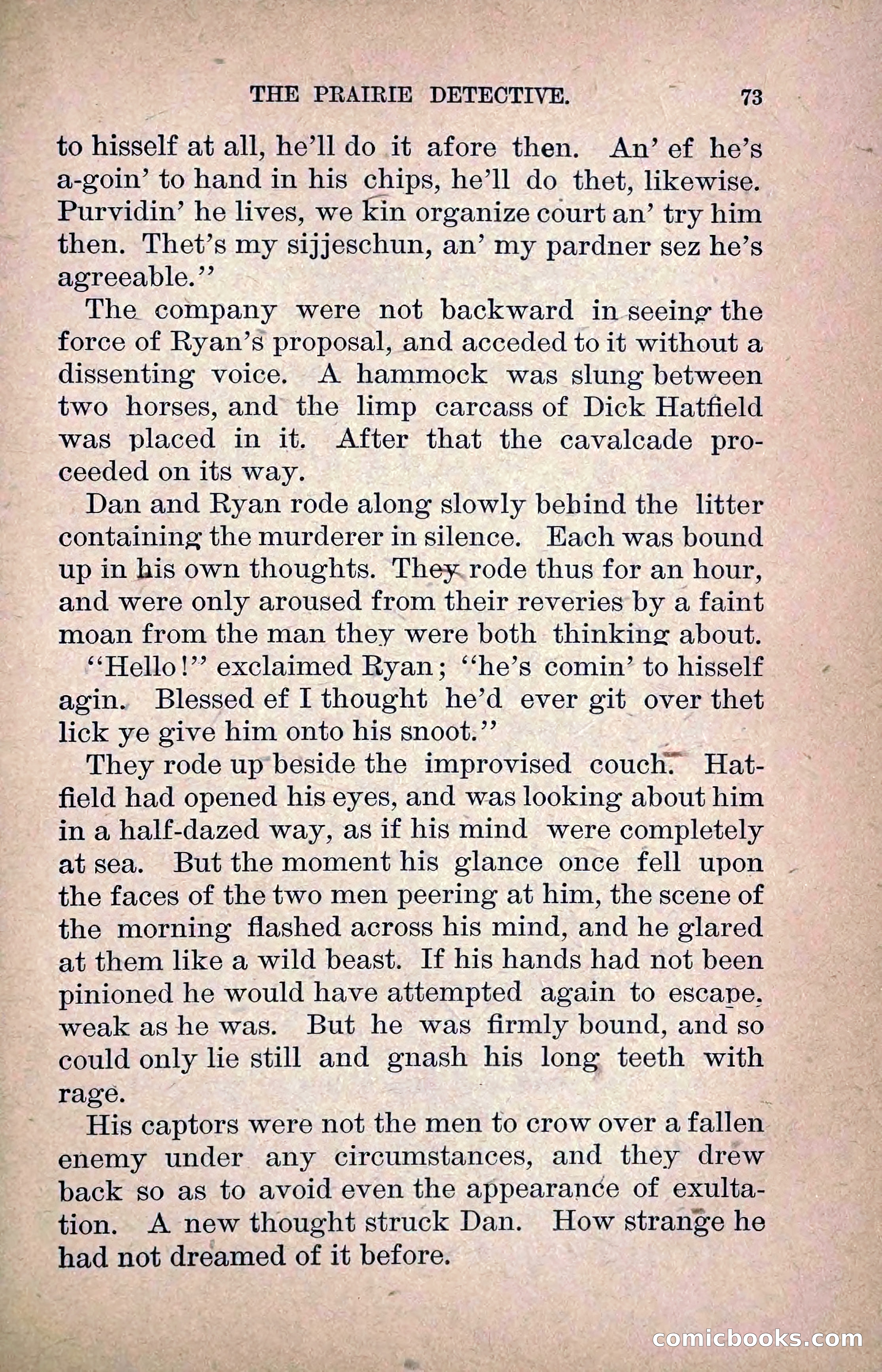 The Prairie Detective: Secret Service Series No. 24 — page 75 of 218