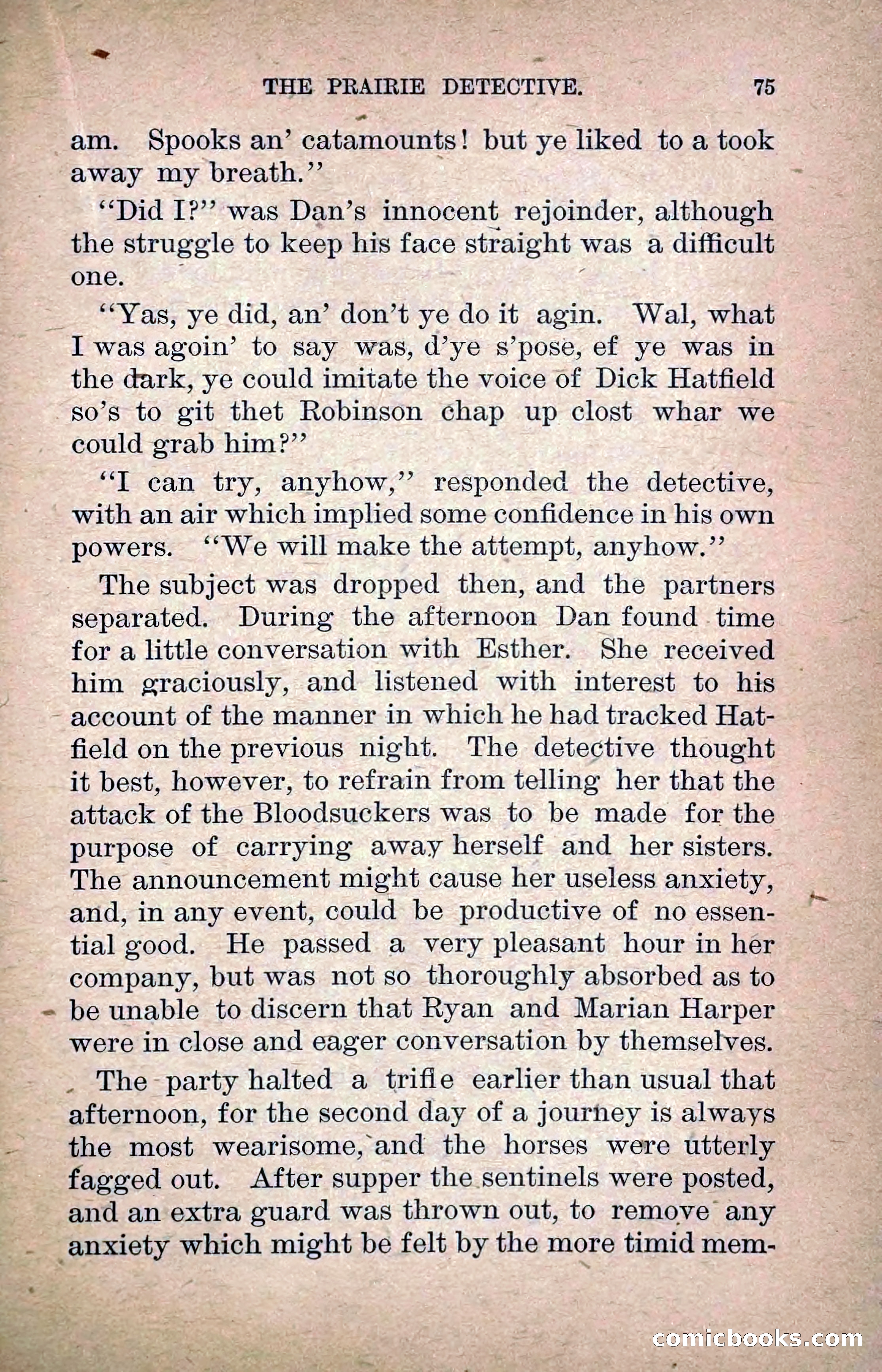 The Prairie Detective: Secret Service Series No. 24 — page 77 of 218