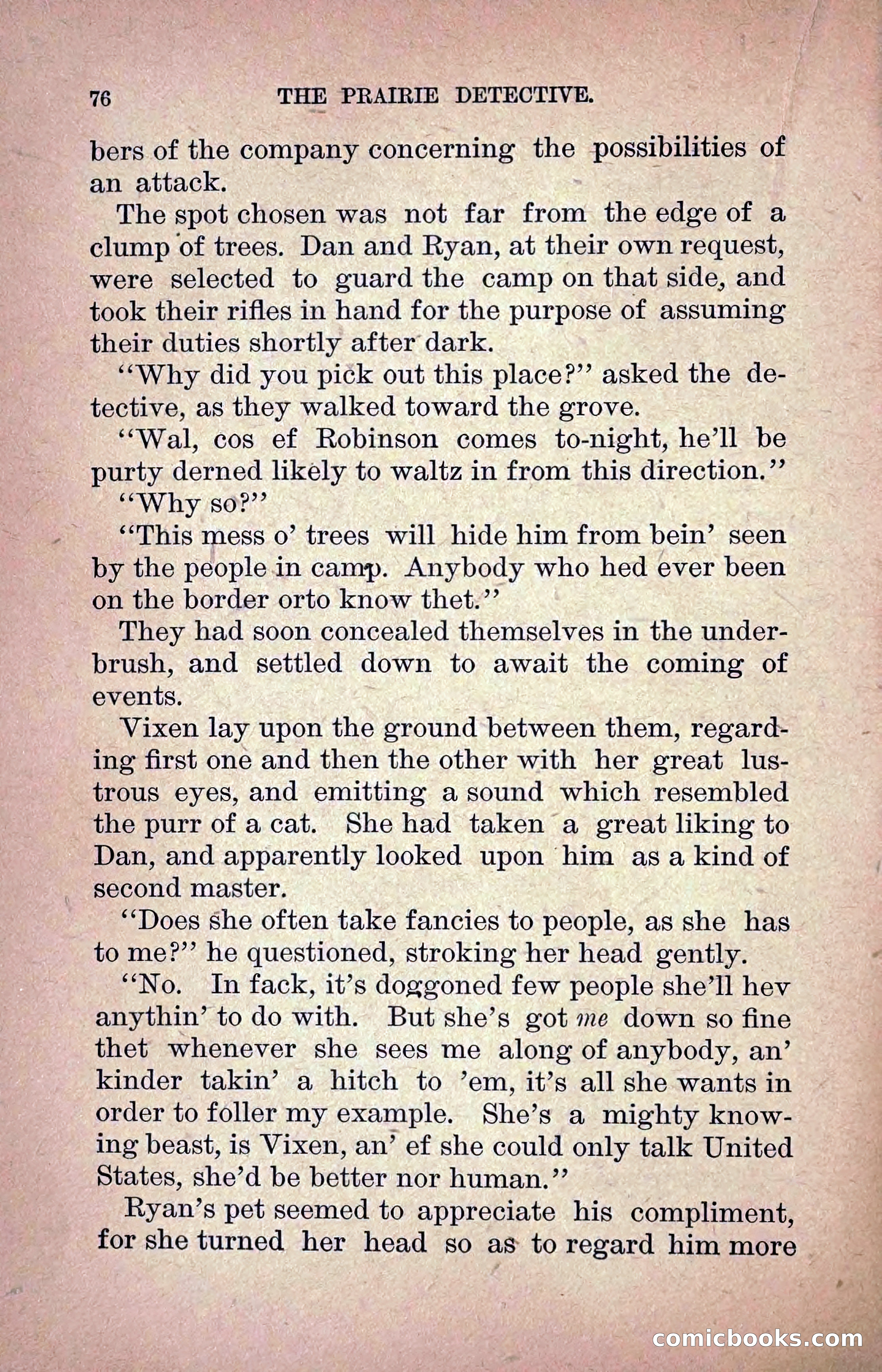 The Prairie Detective: Secret Service Series No. 24 — page 78 of 218