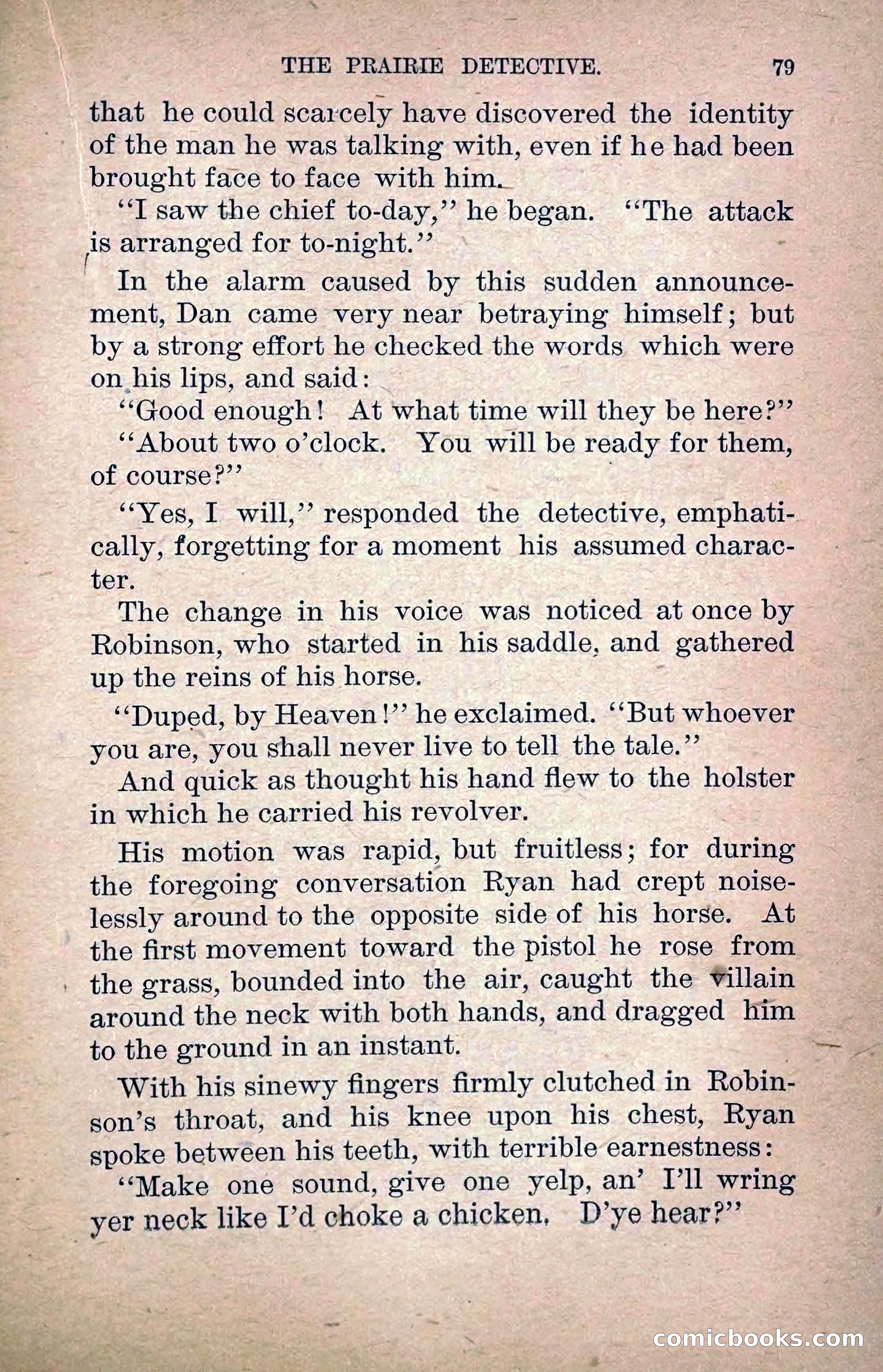 The Prairie Detective: Secret Service Series No. 24 — page 81 of 218