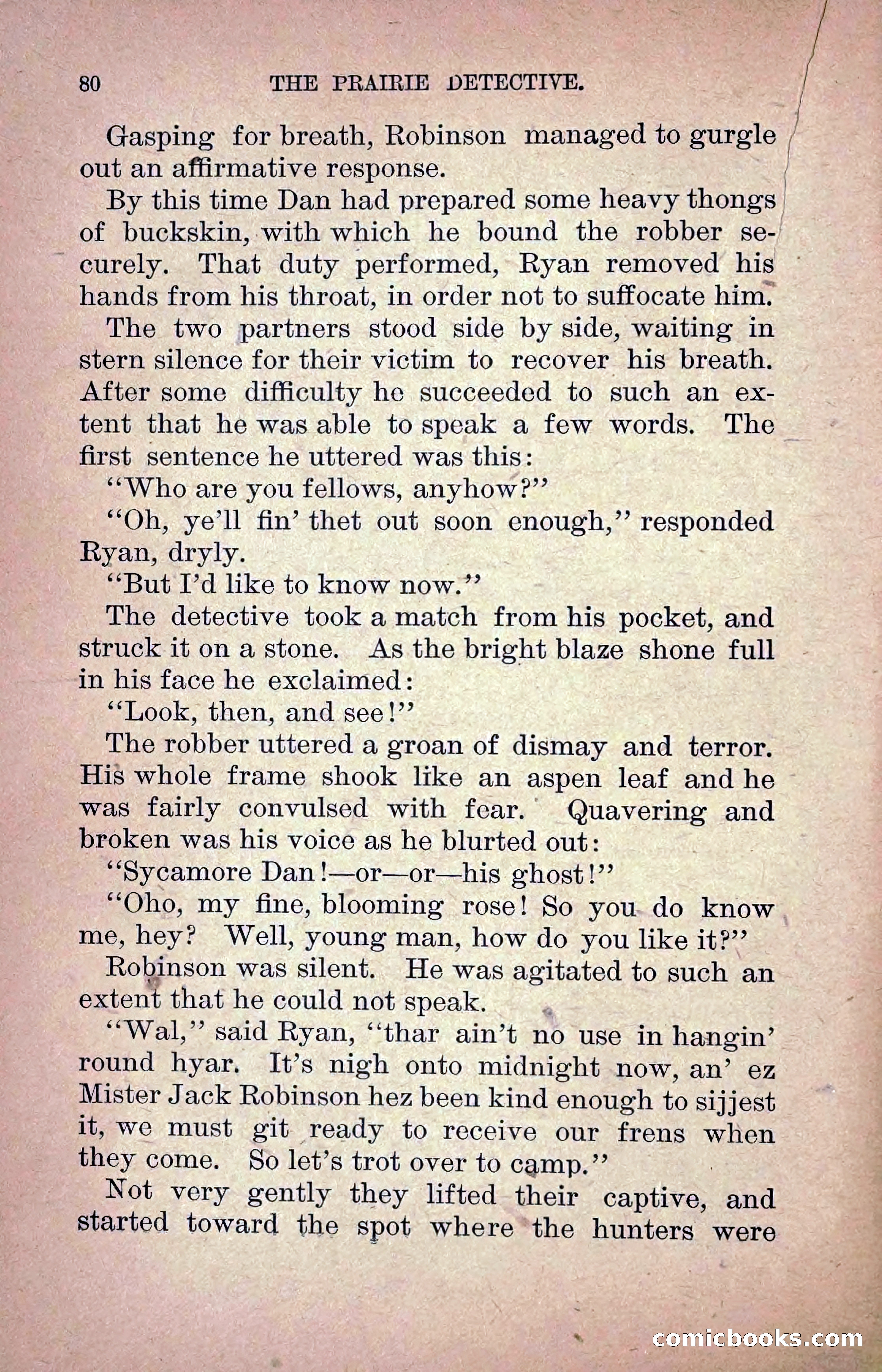 The Prairie Detective: Secret Service Series No. 24 — page 82 of 218