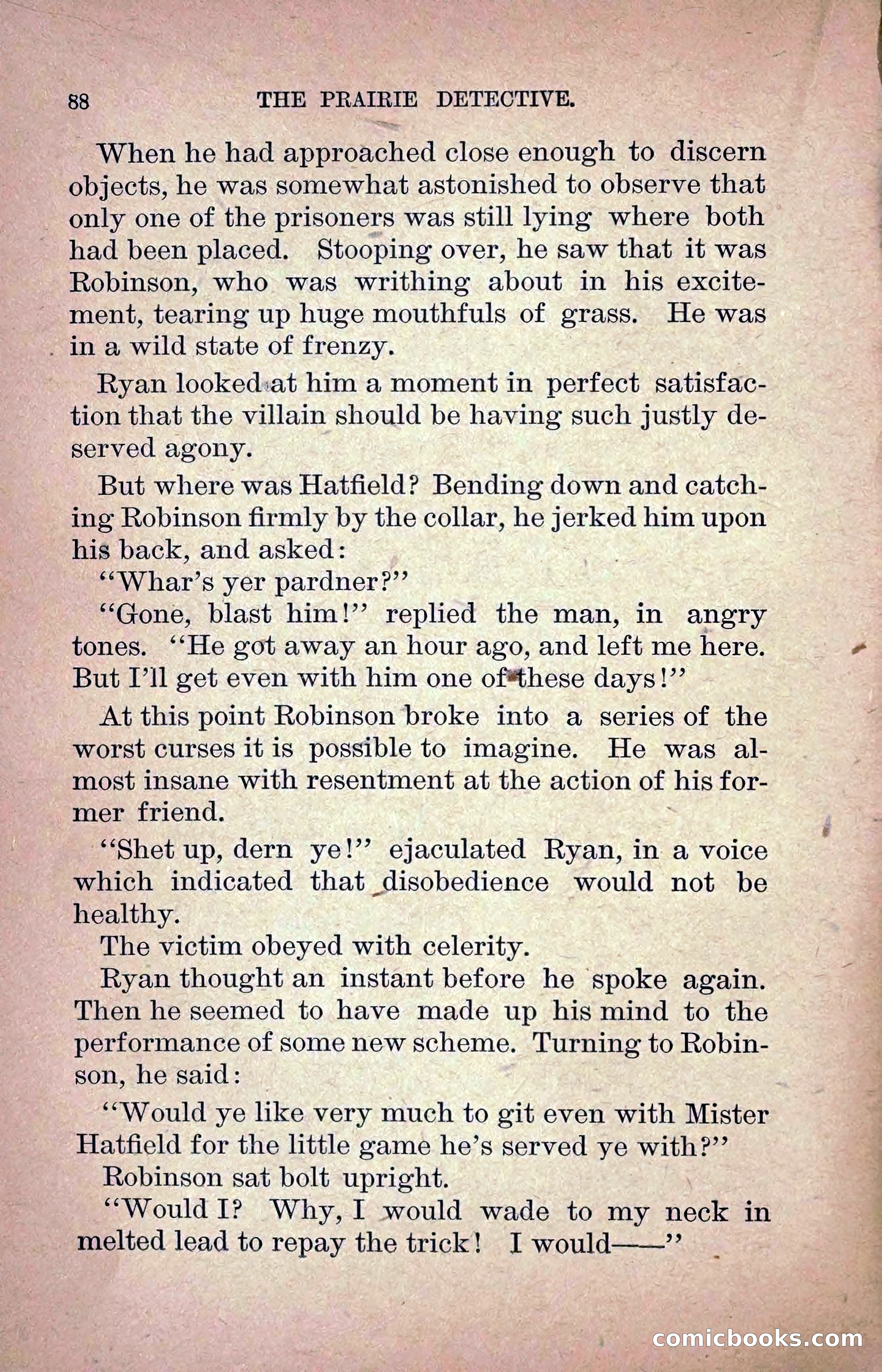 The Prairie Detective: Secret Service Series No. 24 — page 90 of 218