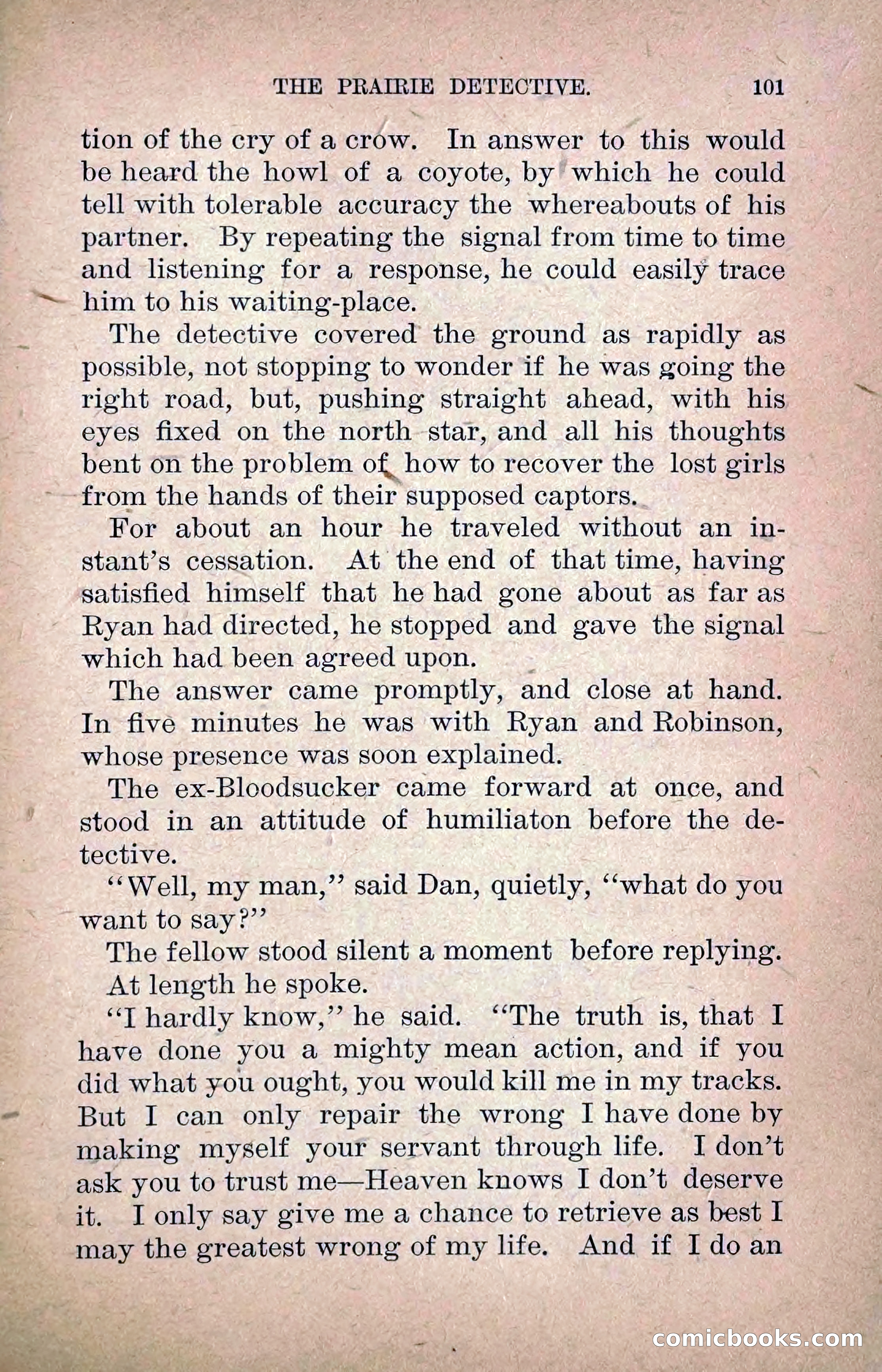 The Prairie Detective: Secret Service Series No. 24 — page 103 of 218