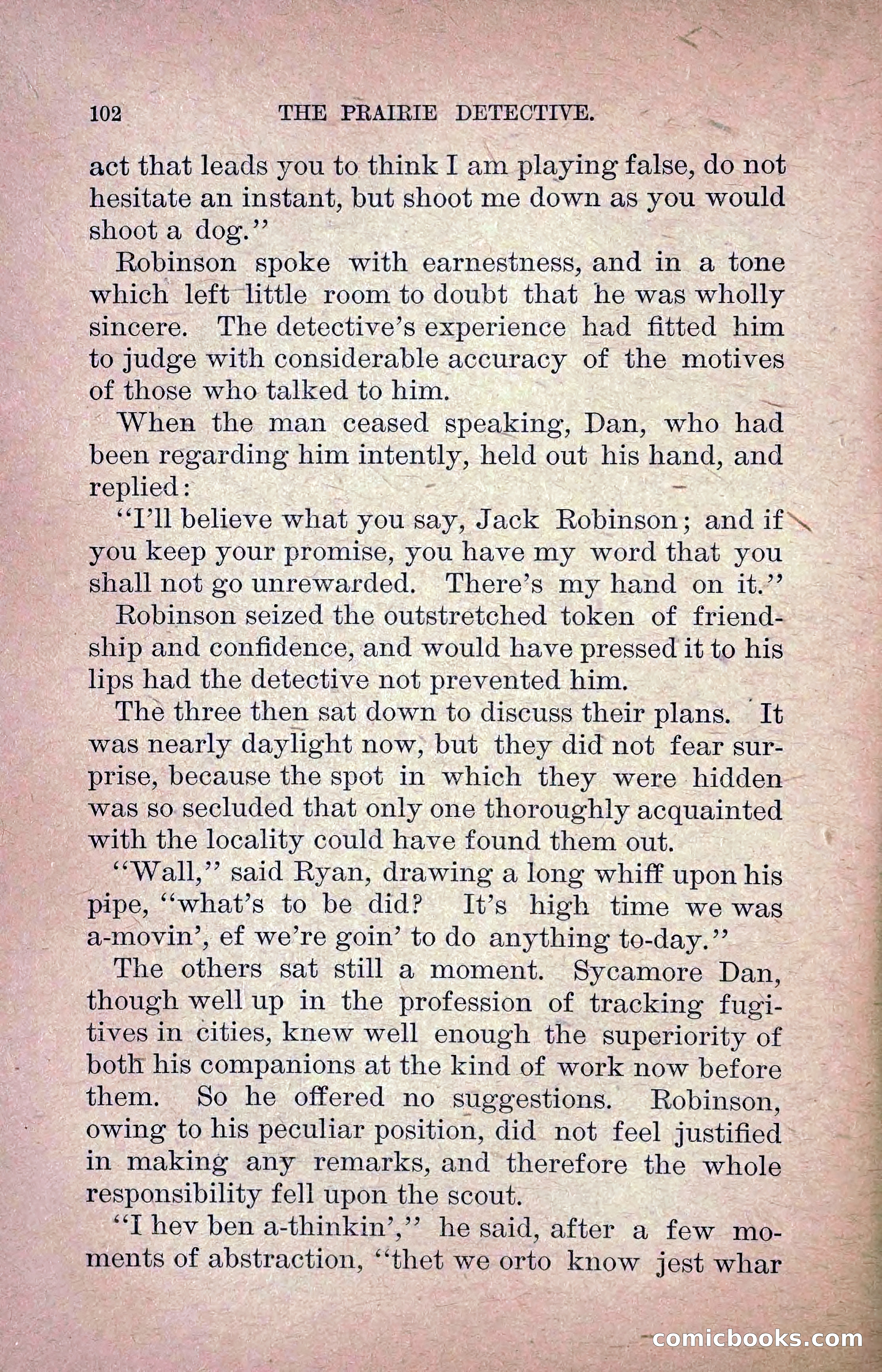 The Prairie Detective: Secret Service Series No. 24 — page 104 of 218