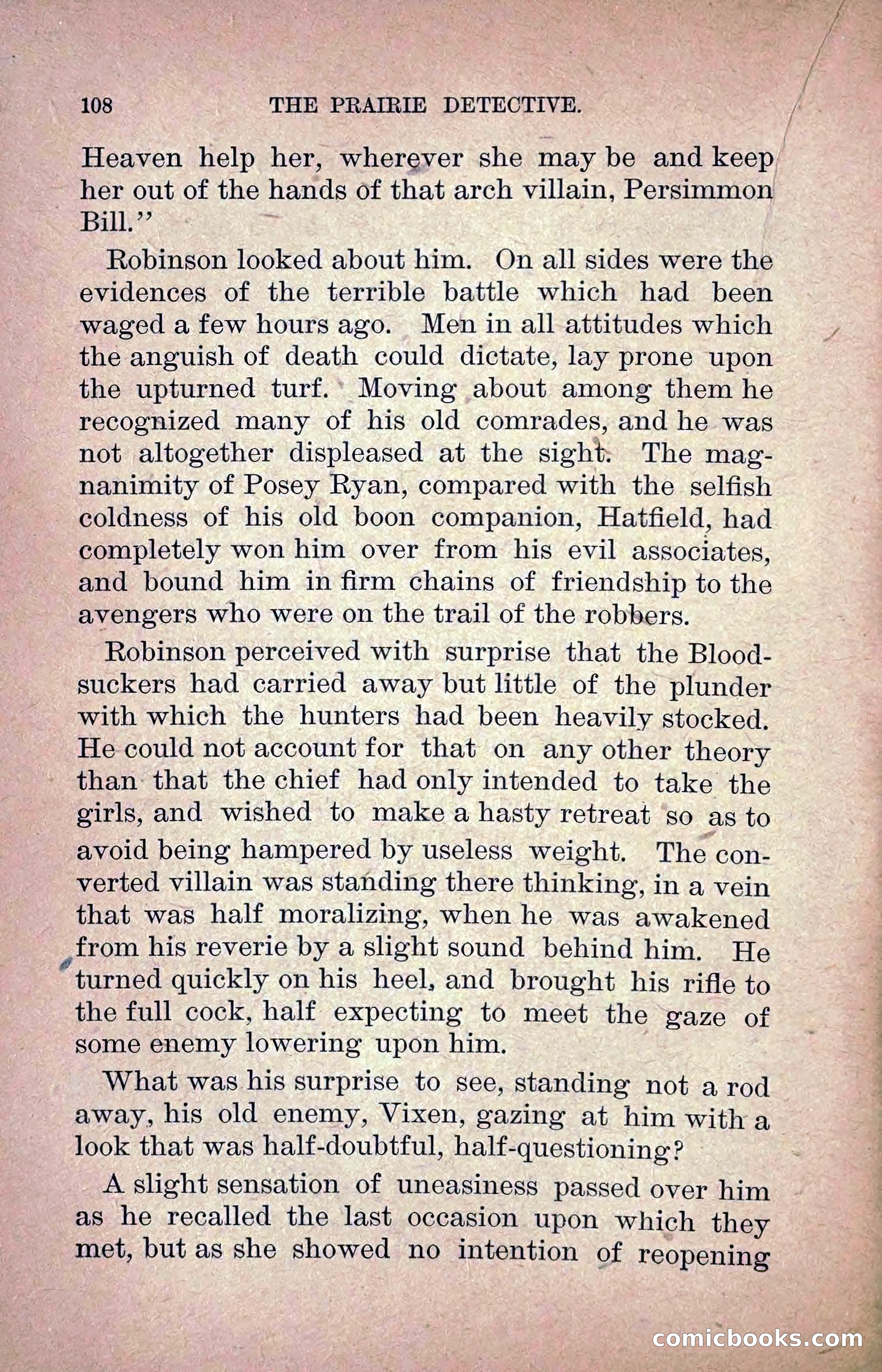 The Prairie Detective: Secret Service Series No. 24 — page 110 of 218