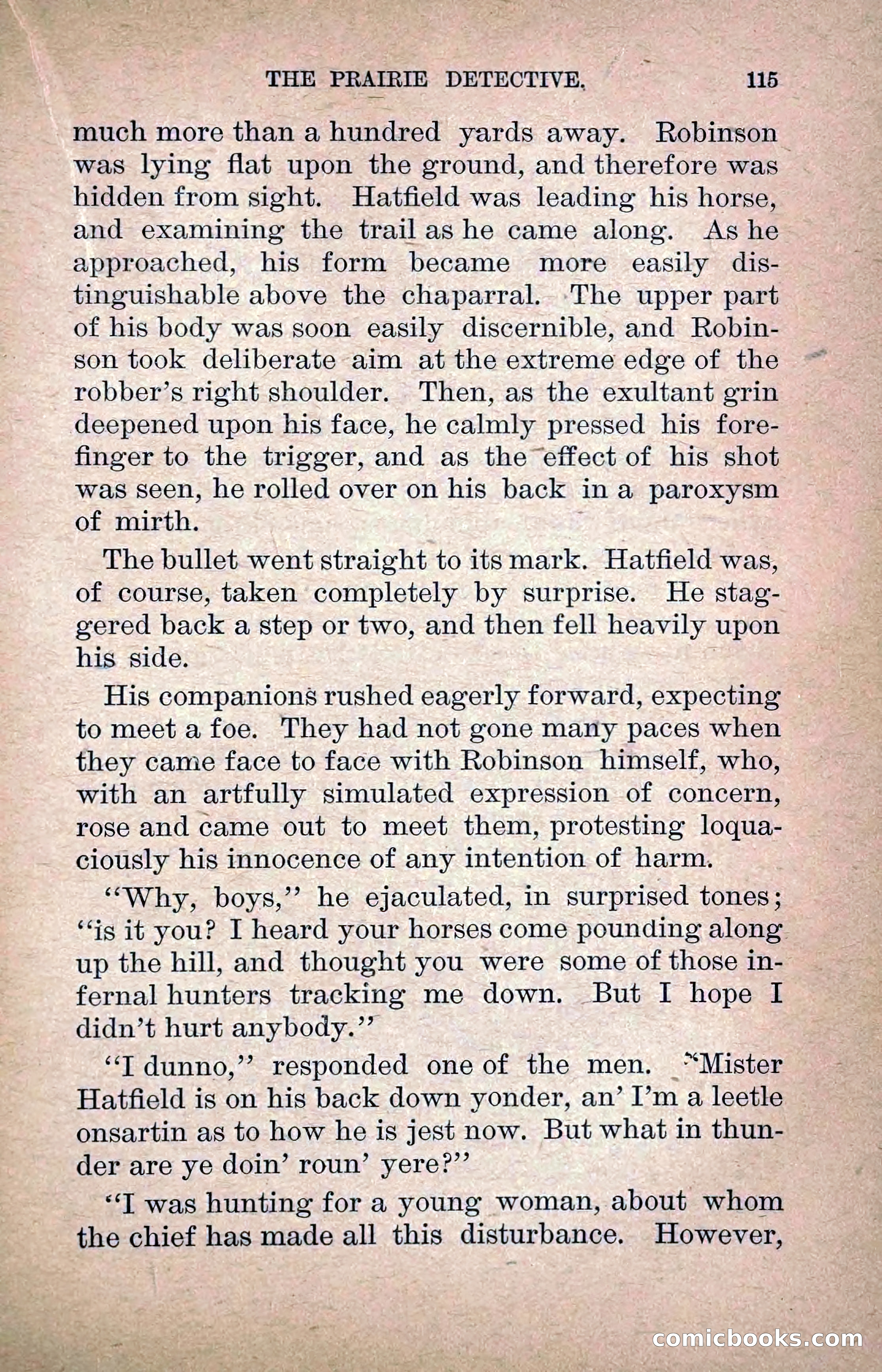 The Prairie Detective: Secret Service Series No. 24 — page 117 of 218