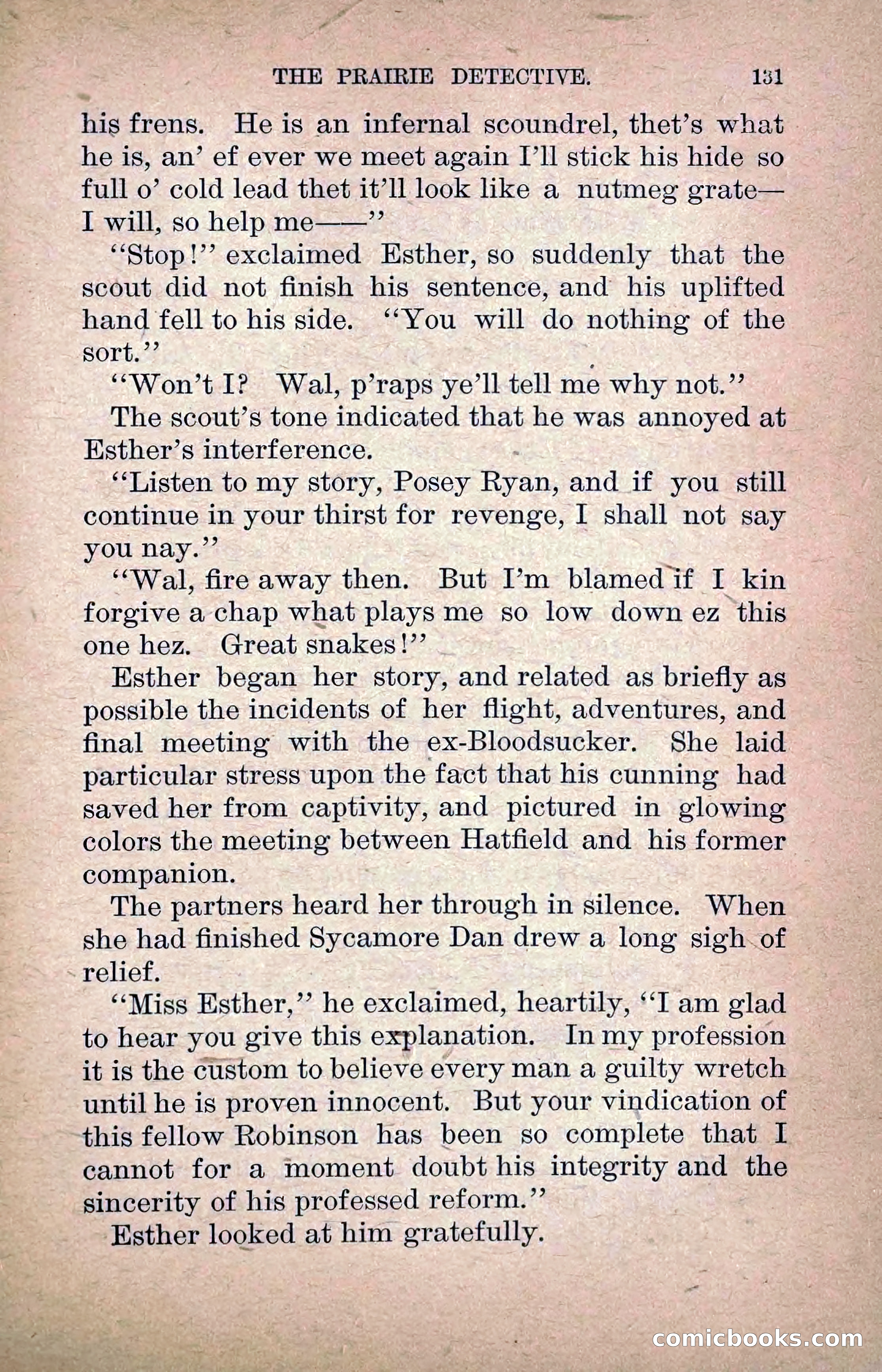 The Prairie Detective: Secret Service Series No. 24 — page 133 of 218