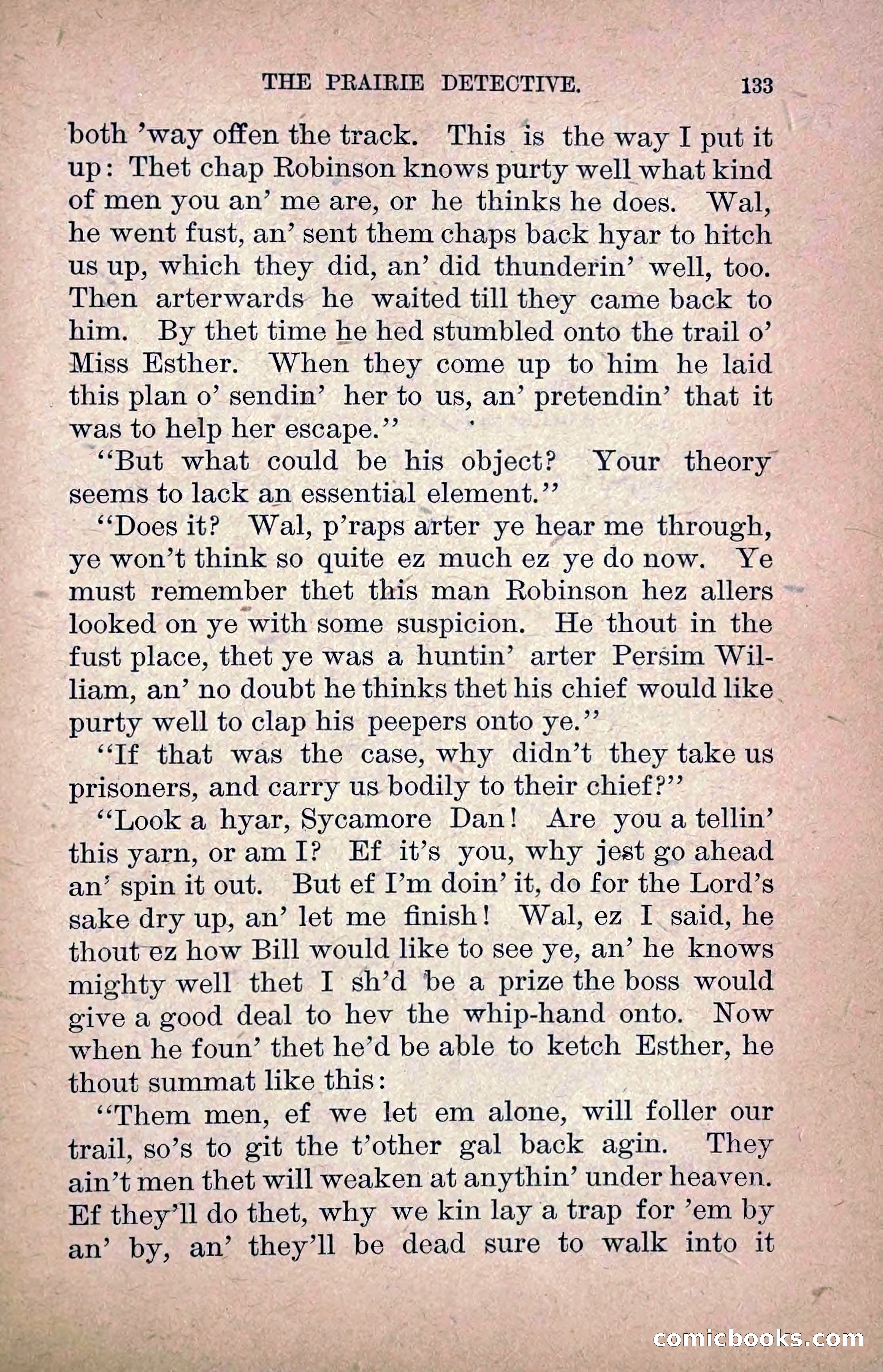 The Prairie Detective: Secret Service Series No. 24 — page 135 of 218