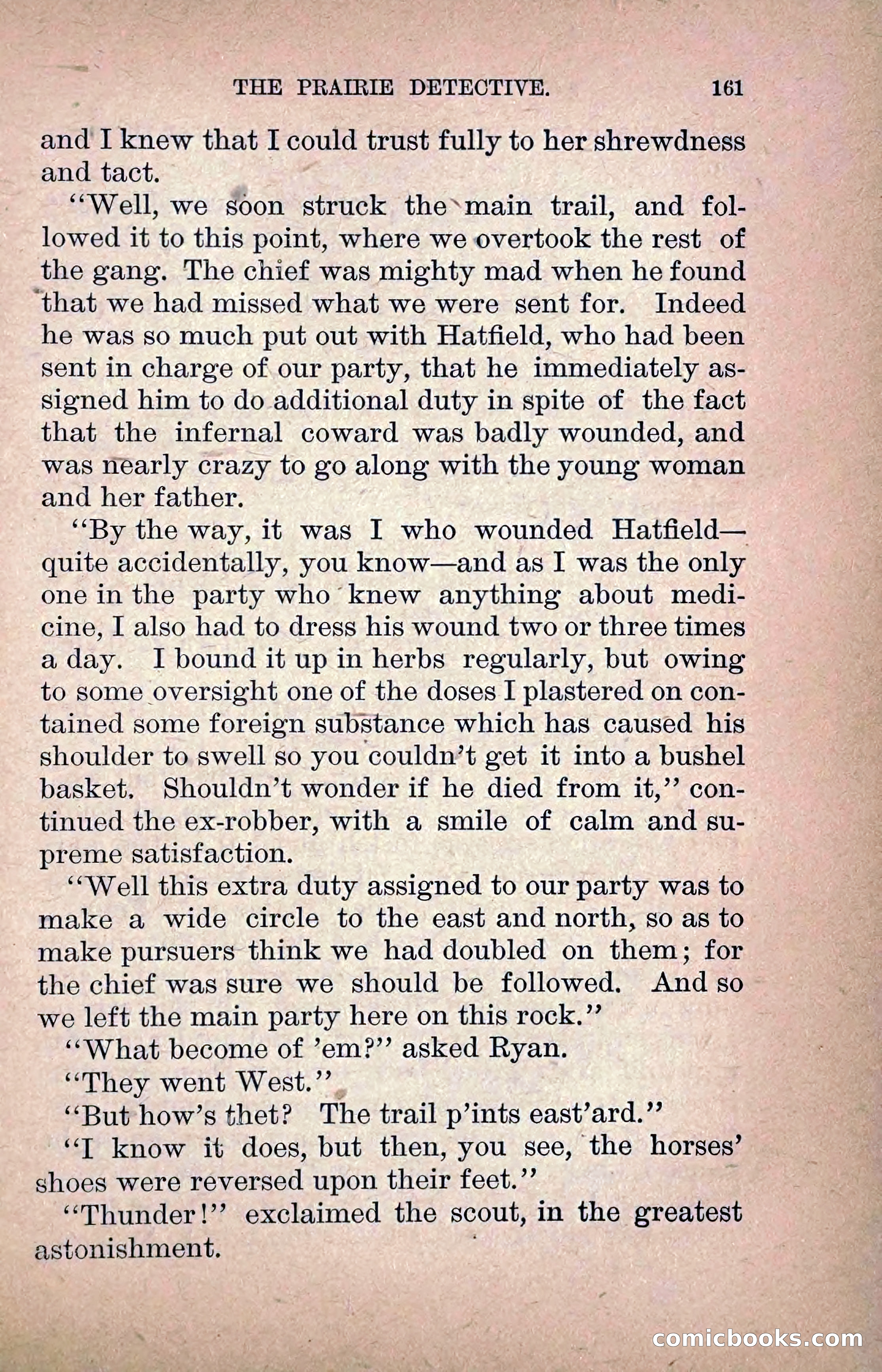 The Prairie Detective: Secret Service Series No. 24 — page 163 of 218