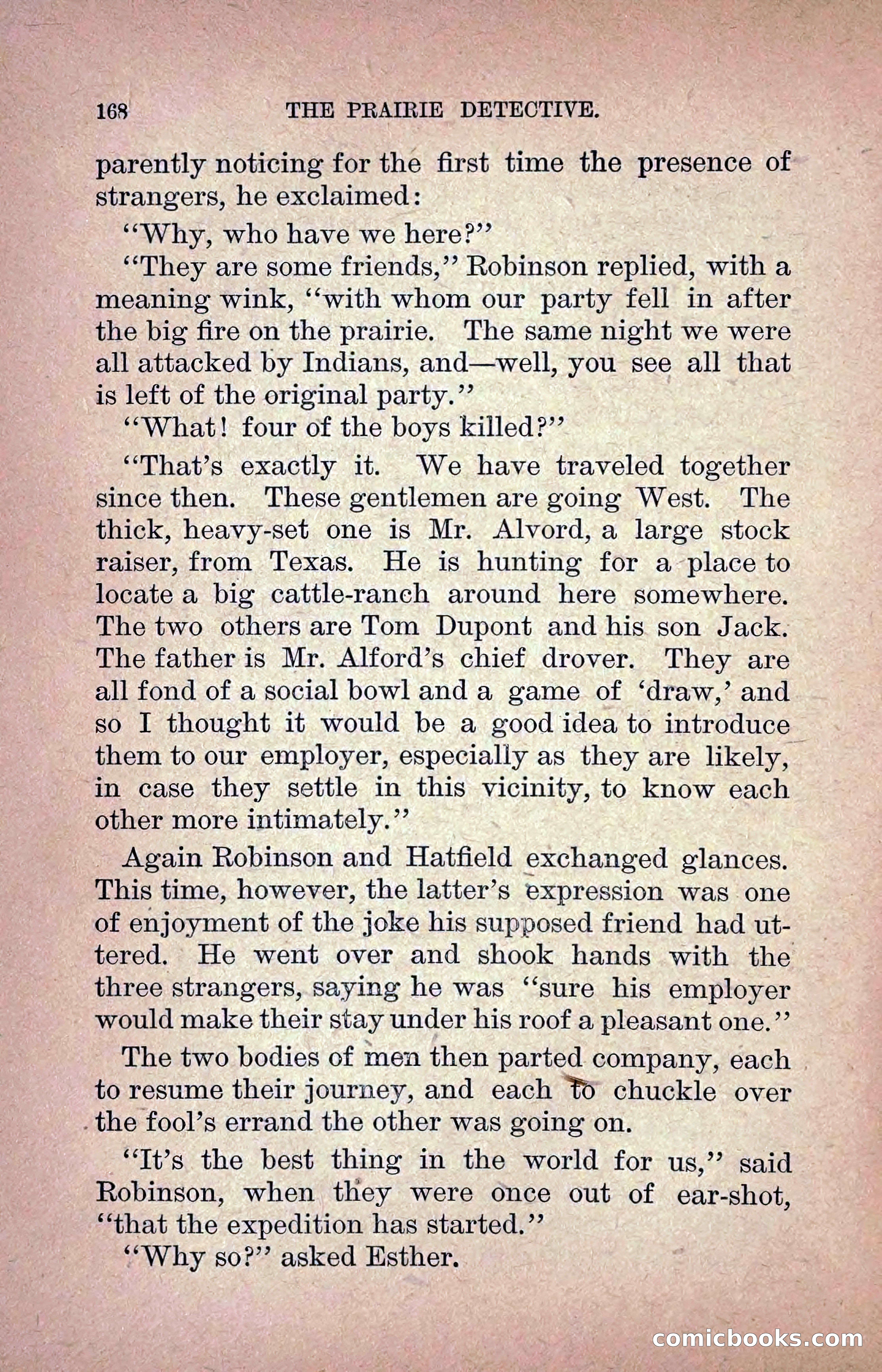 The Prairie Detective: Secret Service Series No. 24 — page 170 of 218