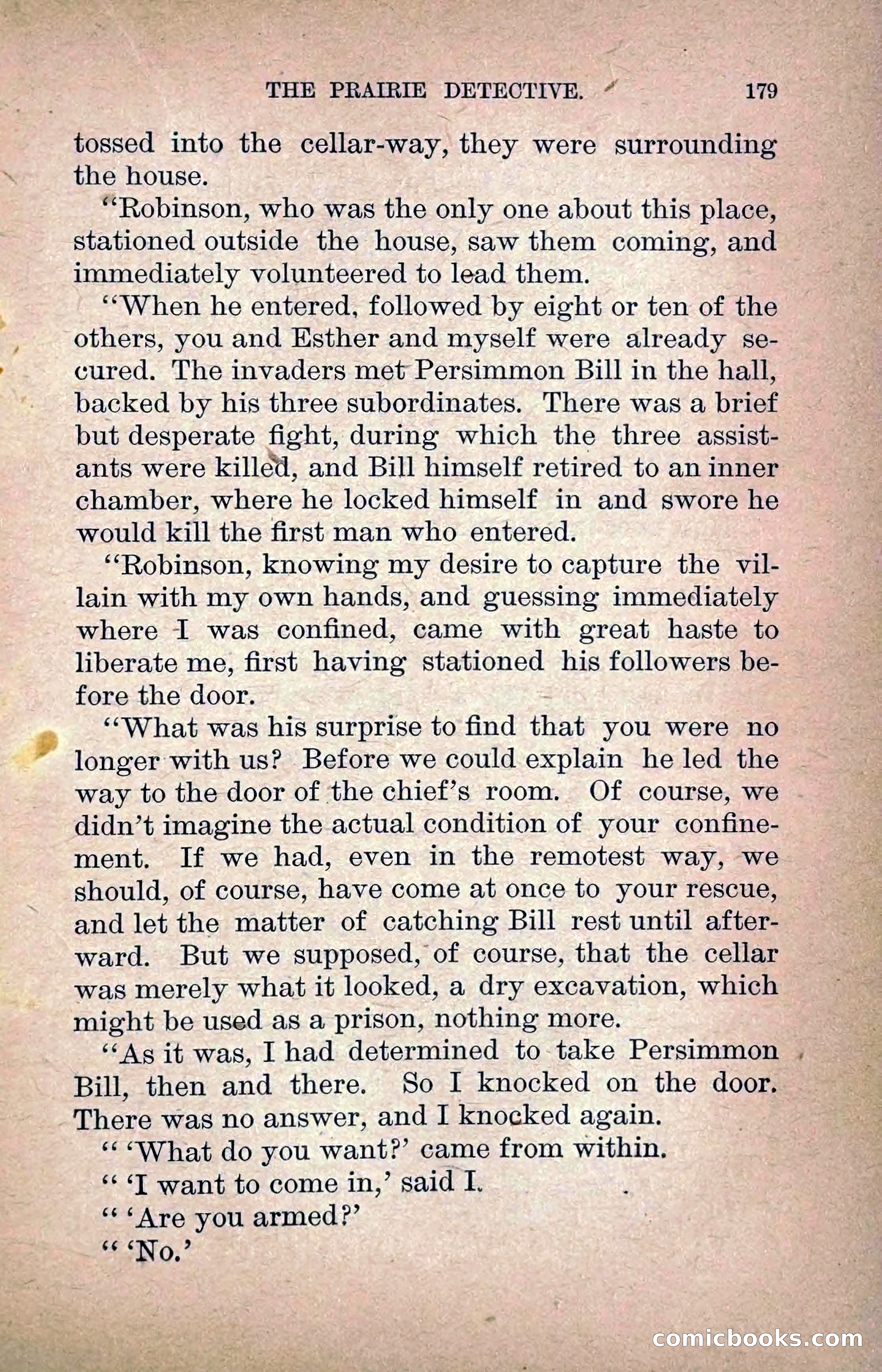 The Prairie Detective: Secret Service Series No. 24 — page 181 of 218