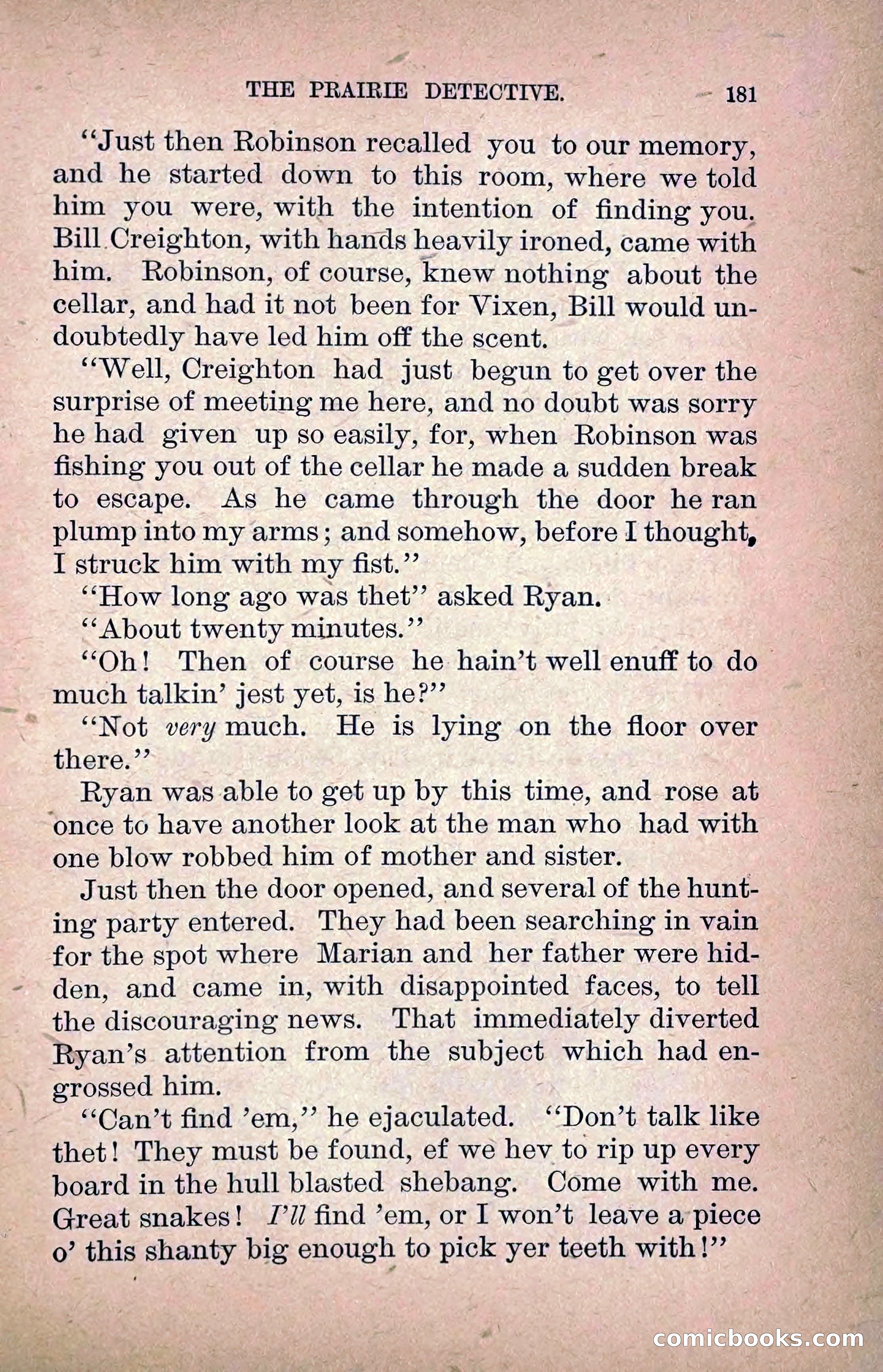 The Prairie Detective: Secret Service Series No. 24 — page 183 of 218