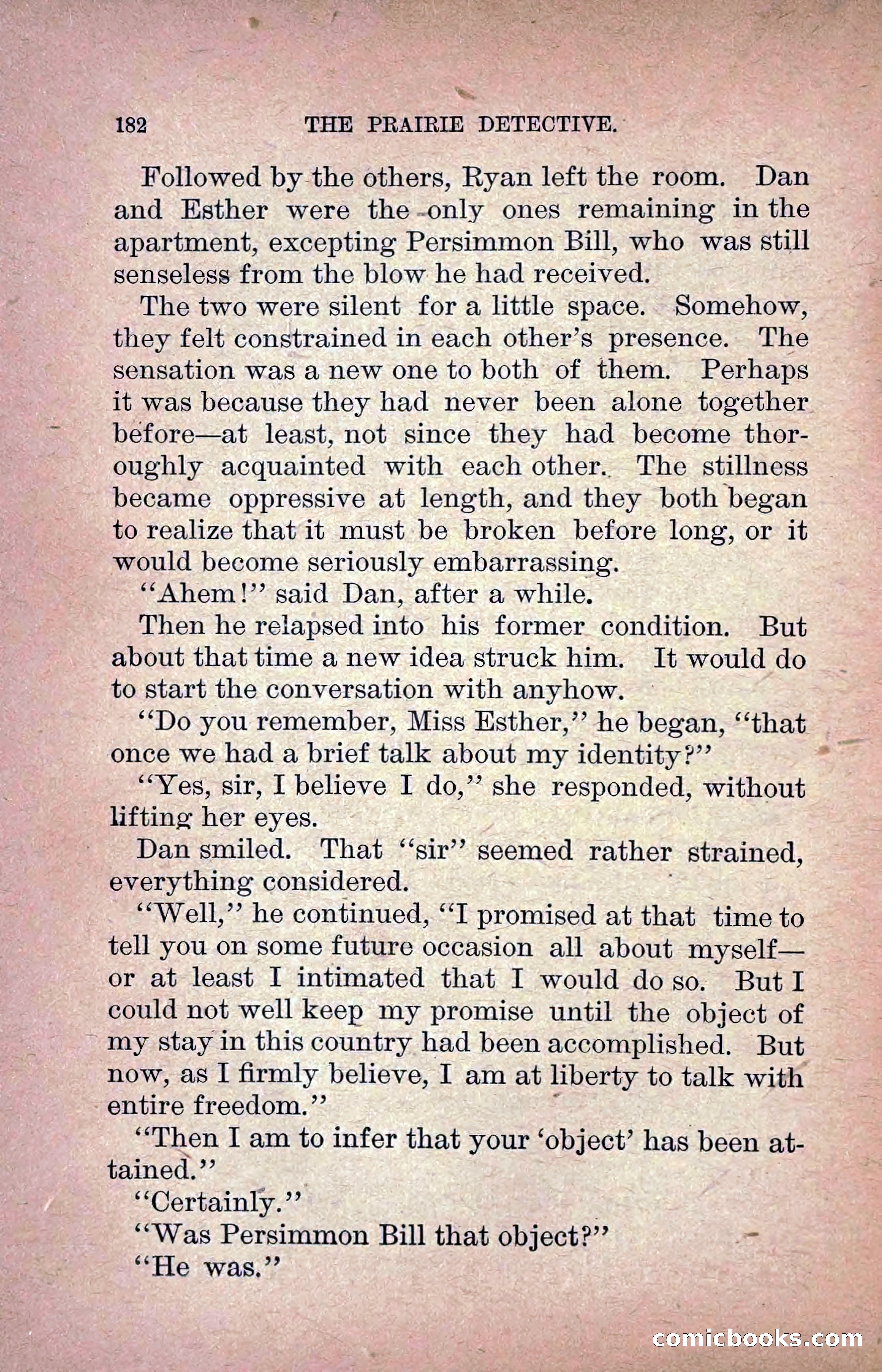 The Prairie Detective: Secret Service Series No. 24 — page 184 of 218