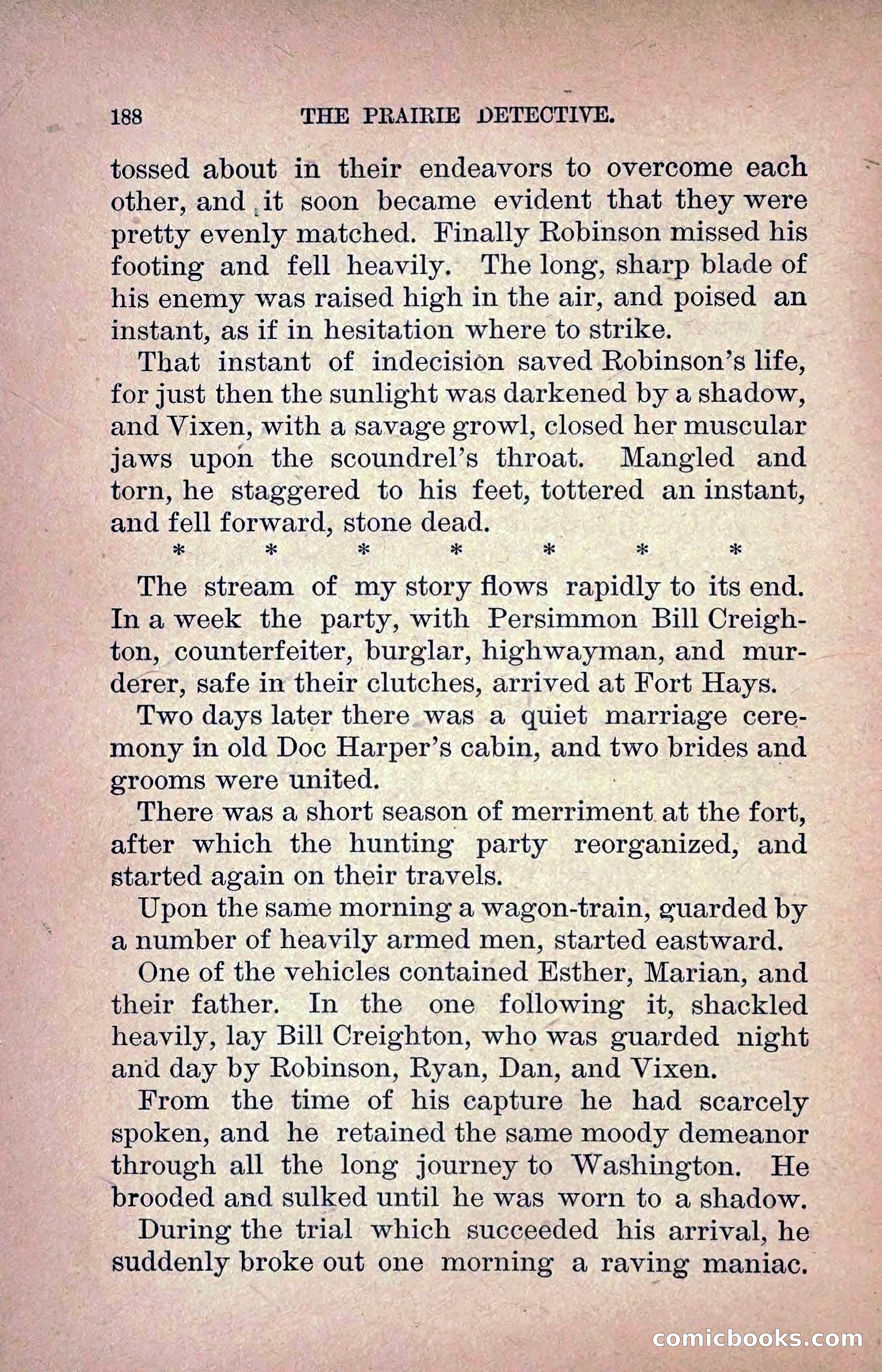 The Prairie Detective: Secret Service Series No. 24 — page 190 of 218