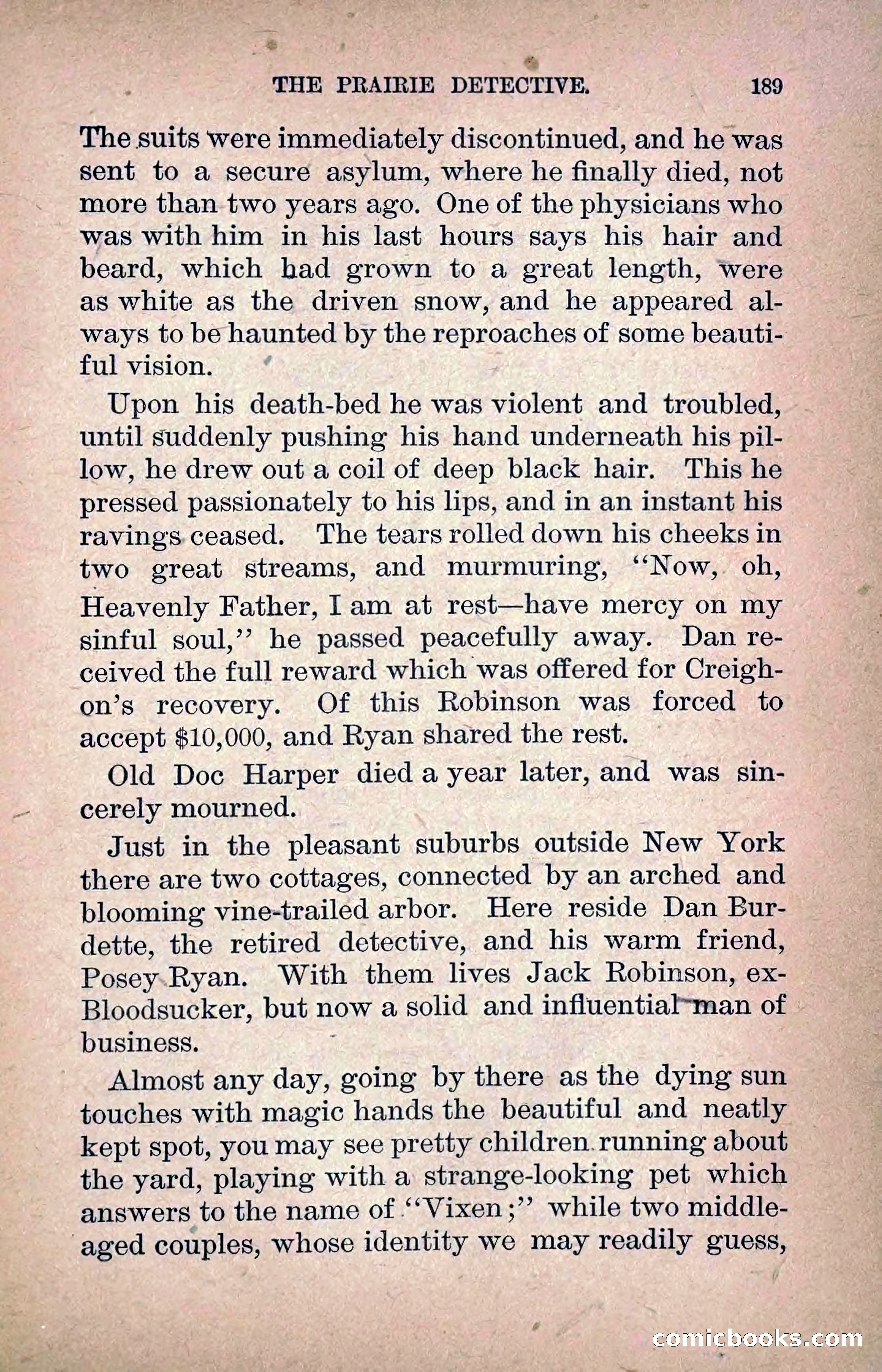The Prairie Detective: Secret Service Series No. 24 — page 191 of 218