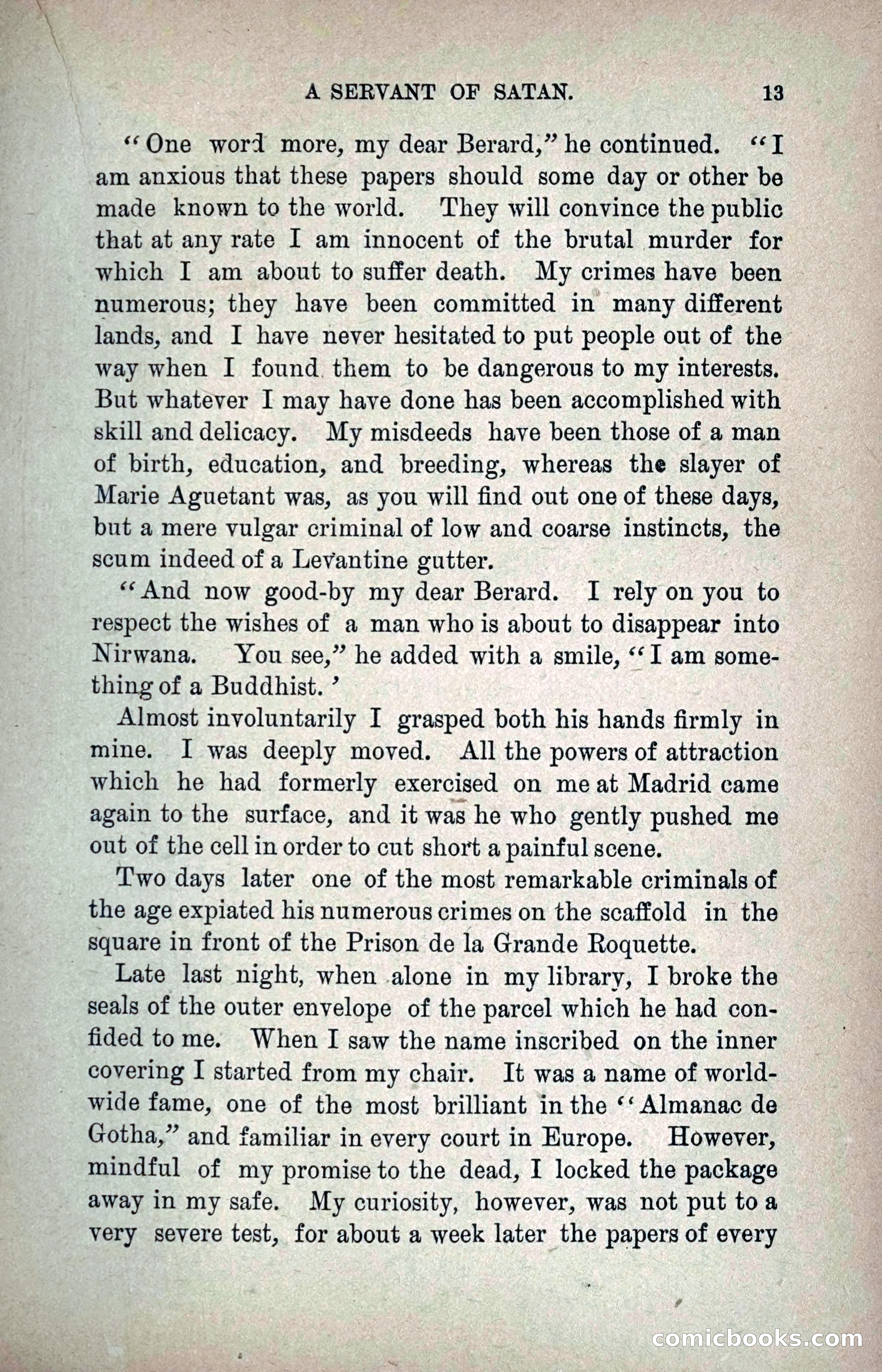 A Servant of Satan: Romantic Career of Prado the Assassin — page 21 of 218