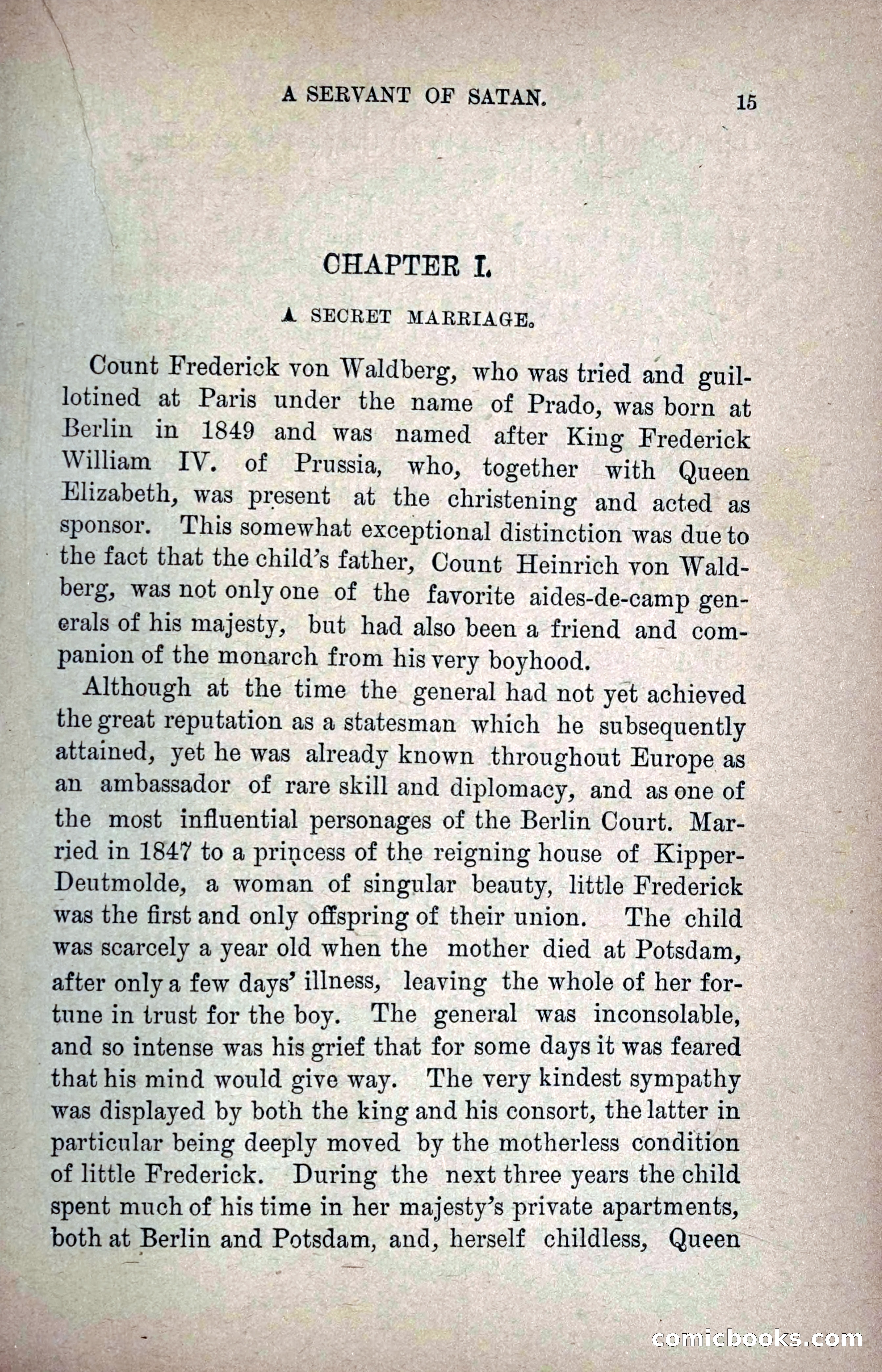 A Servant of Satan: Romantic Career of Prado the Assassin — page 23 of 218