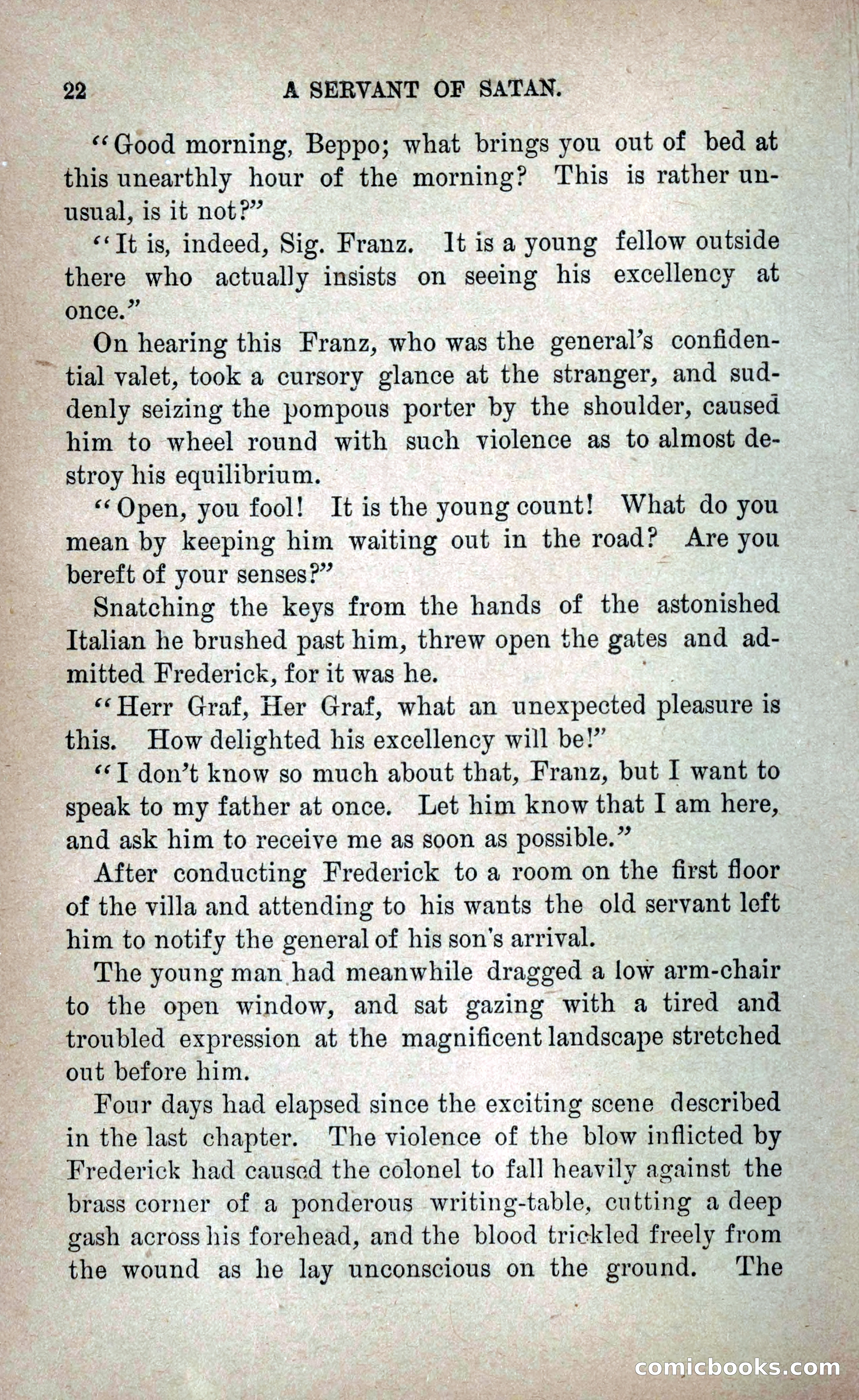 A Servant of Satan: Romantic Career of Prado the Assassin — page 30 of 218