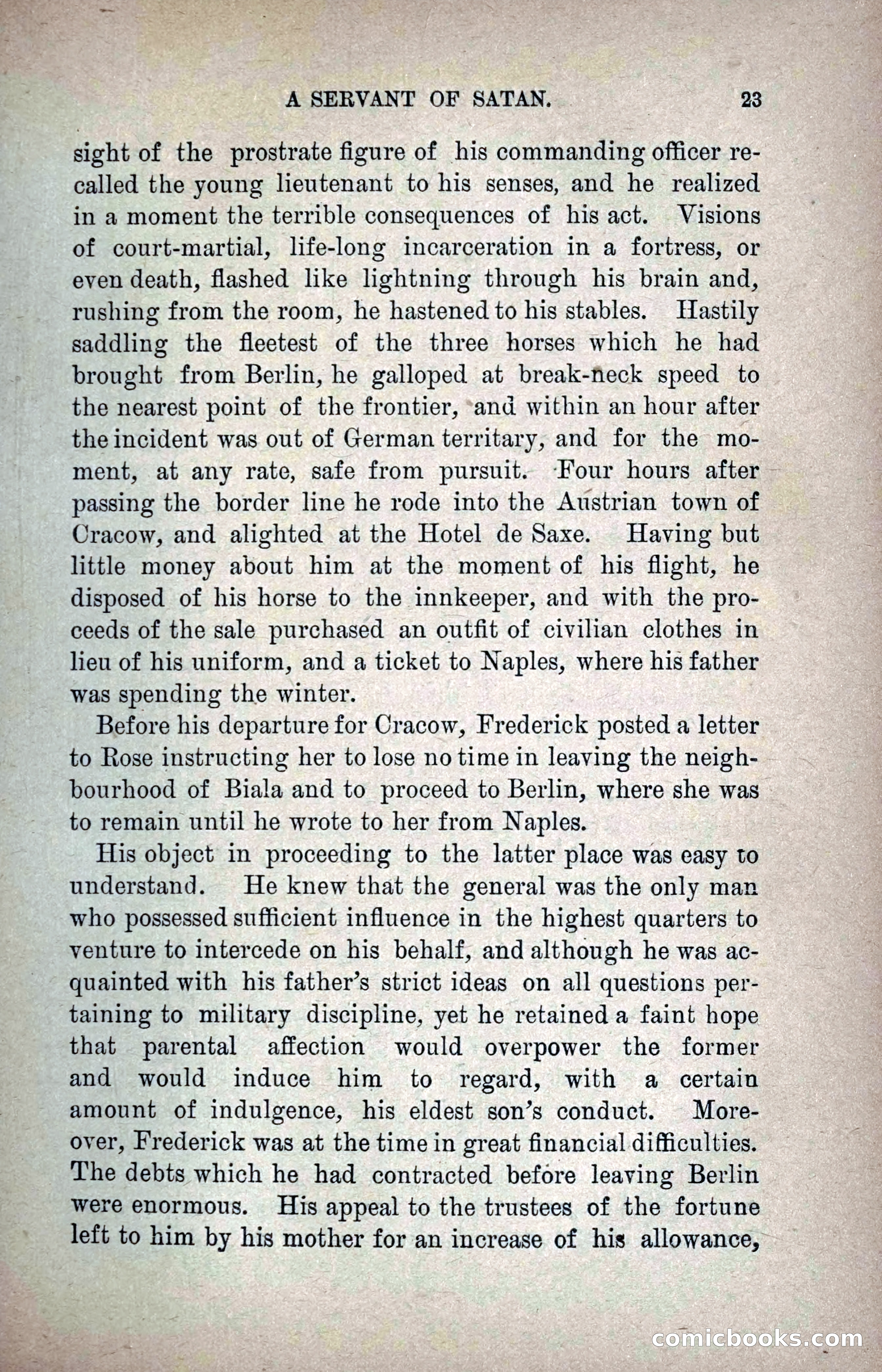 A Servant of Satan: Romantic Career of Prado the Assassin — page 31 of 218