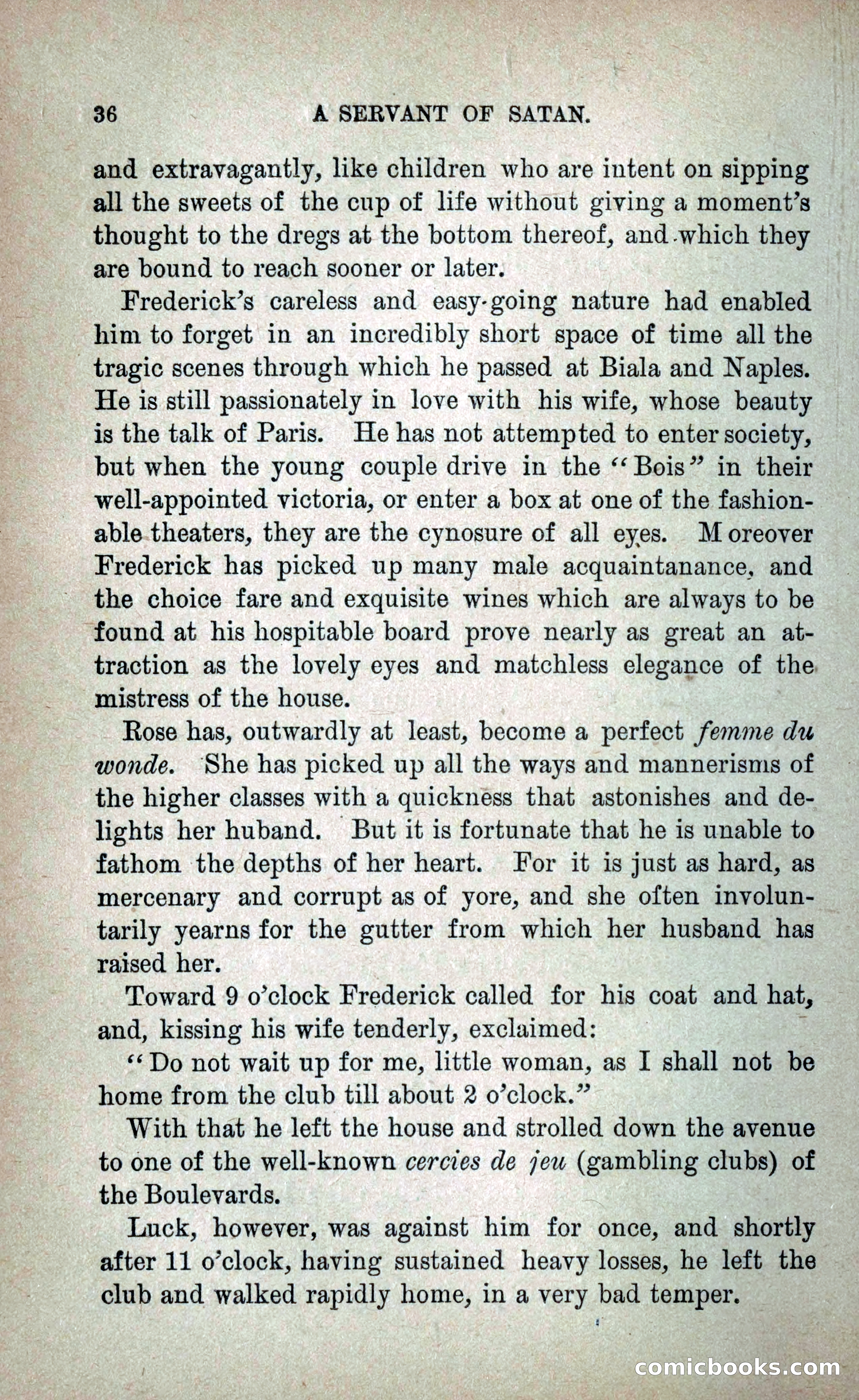 A Servant of Satan: Romantic Career of Prado the Assassin — page 44 of 218
