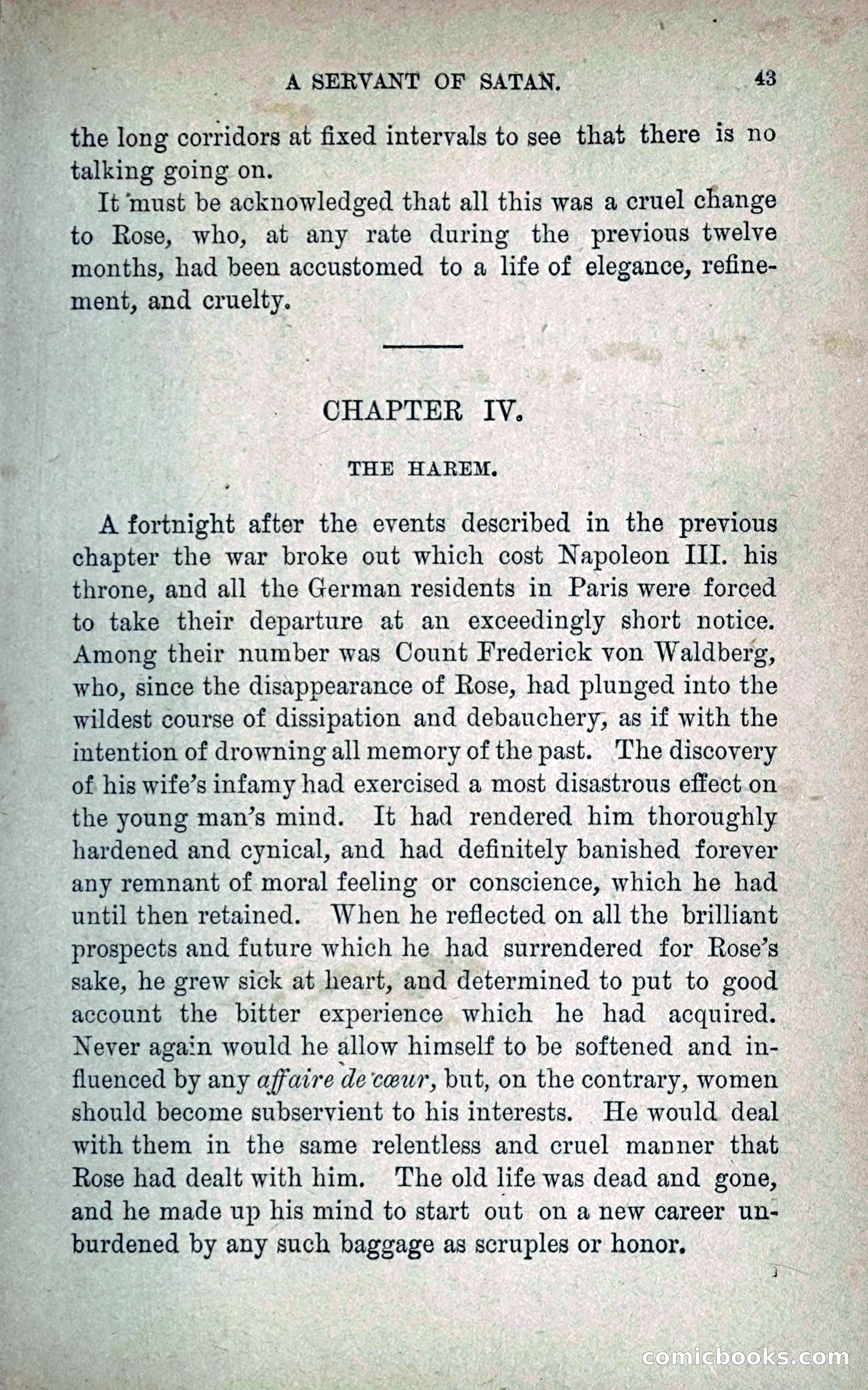 A Servant of Satan: Romantic Career of Prado the Assassin — page 51 of 218
