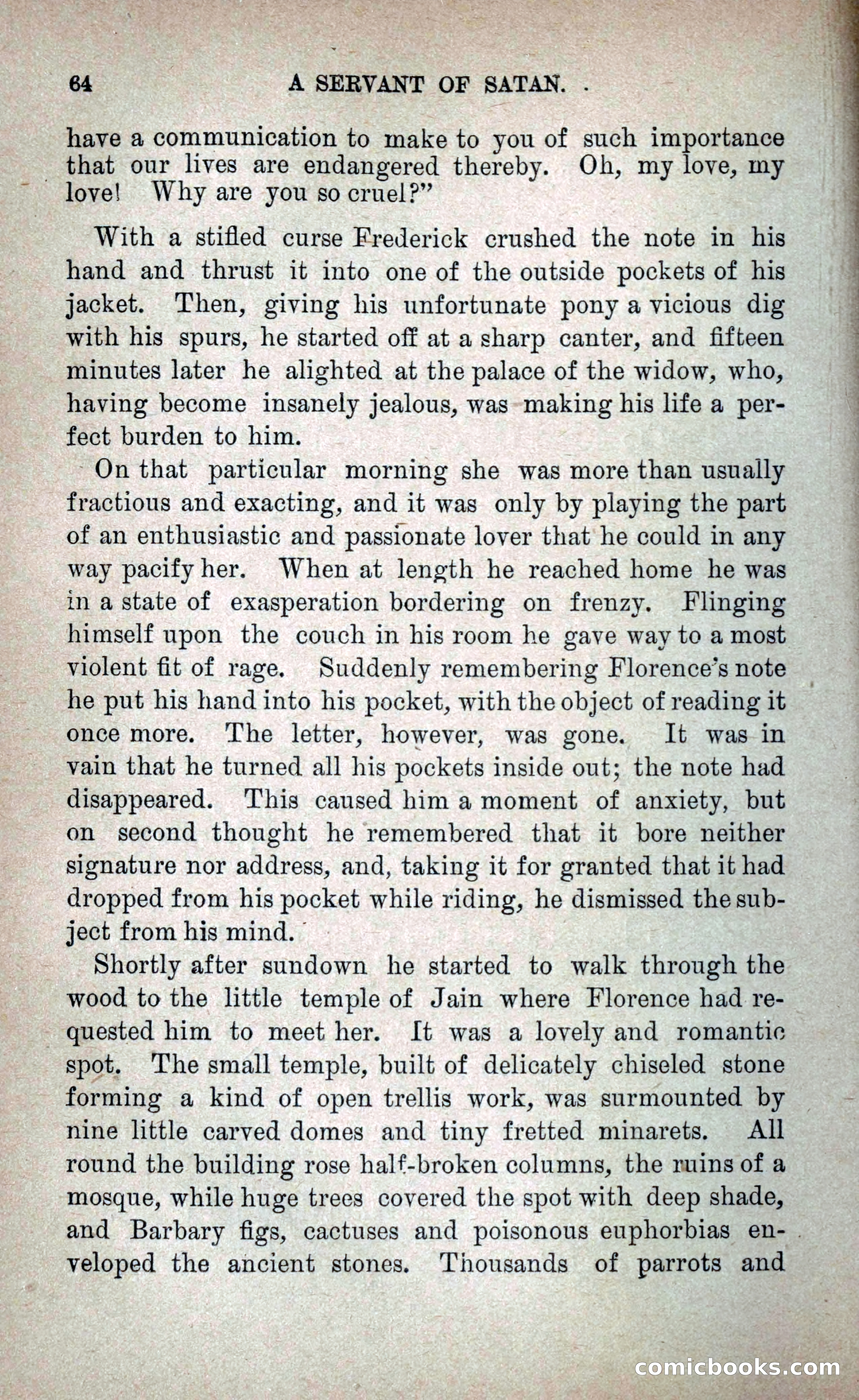 A Servant of Satan: Romantic Career of Prado the Assassin — page 72 of 218