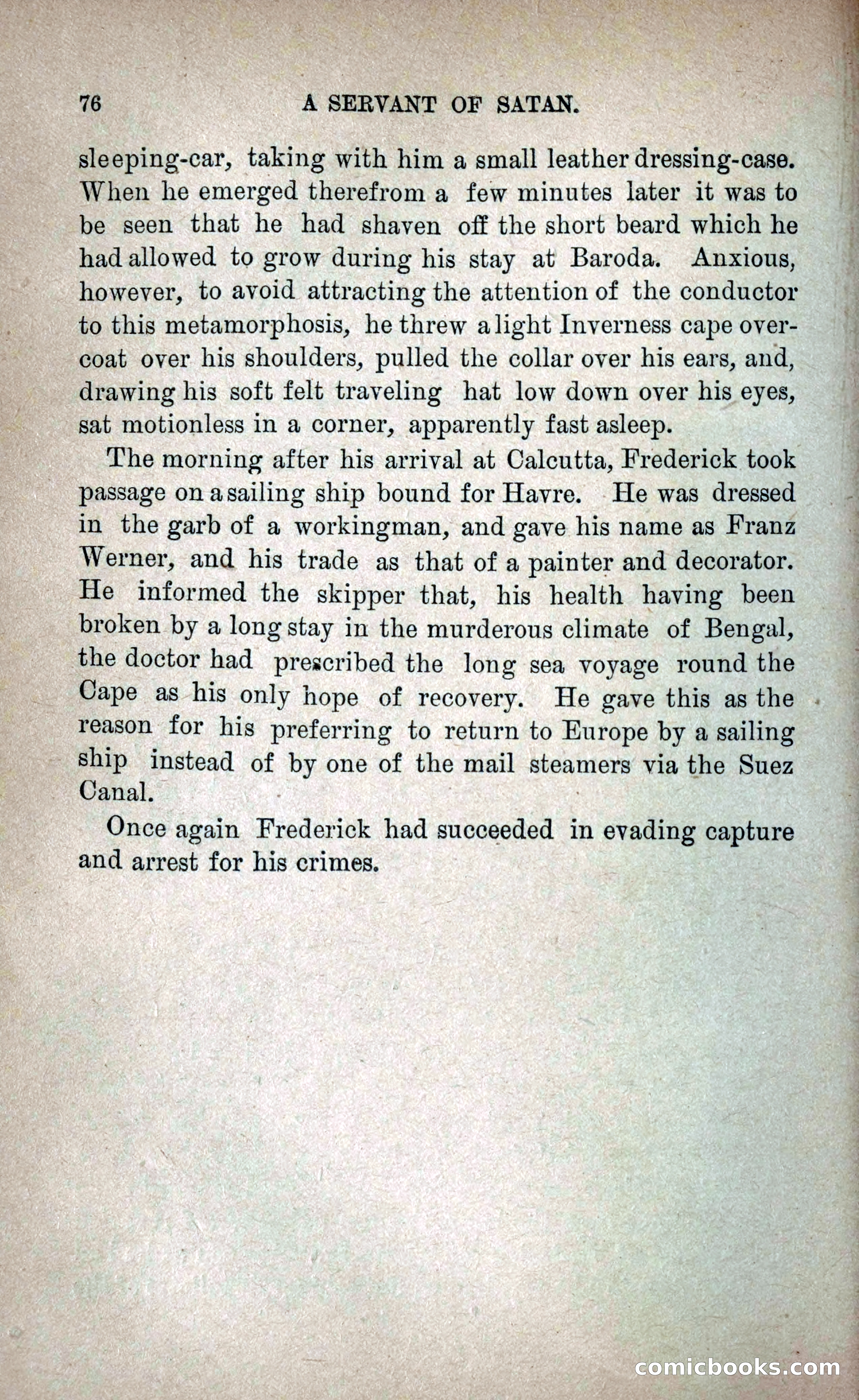A Servant of Satan: Romantic Career of Prado the Assassin — page 84 of 218