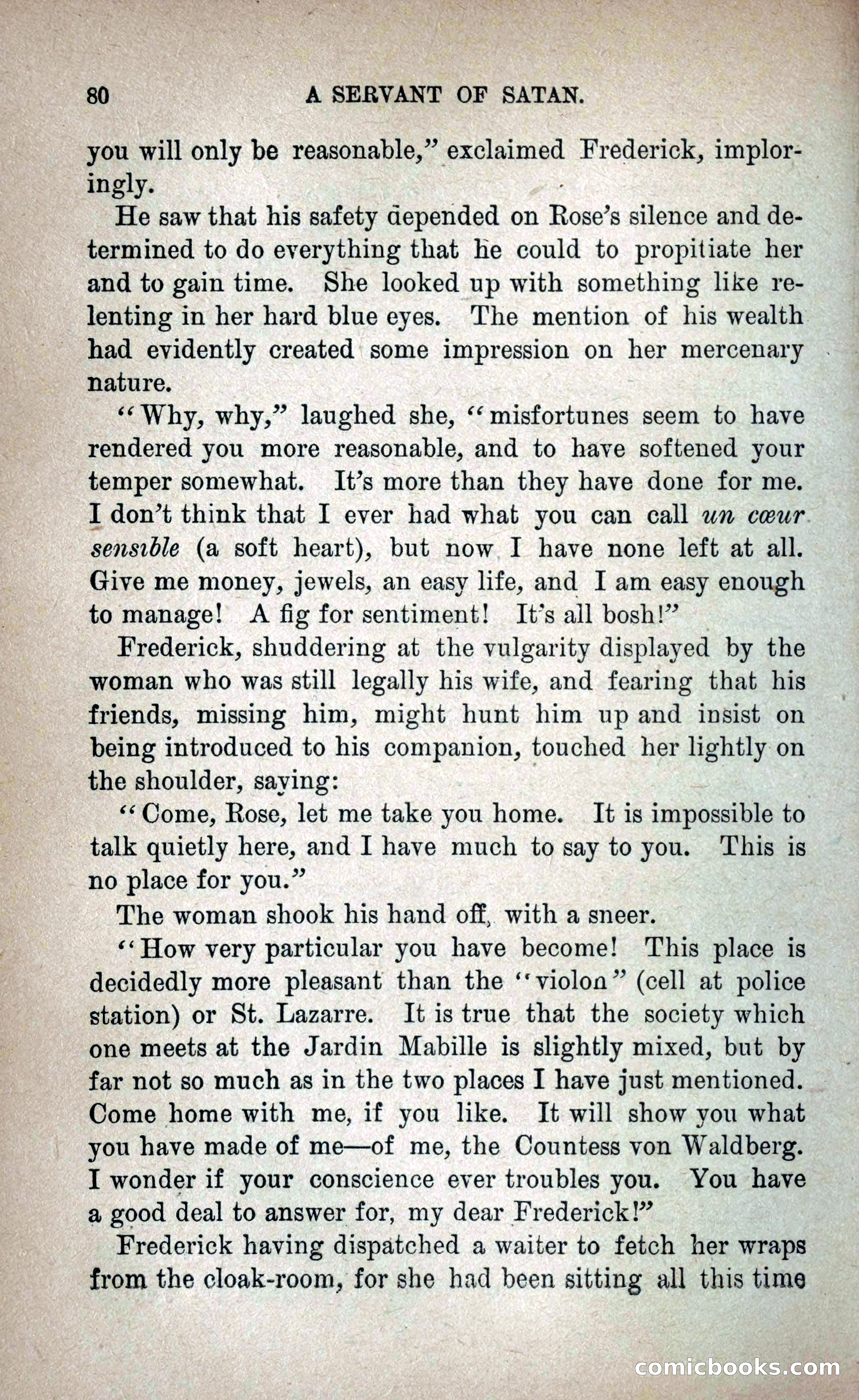 A Servant of Satan: Romantic Career of Prado the Assassin — page 88 of 218