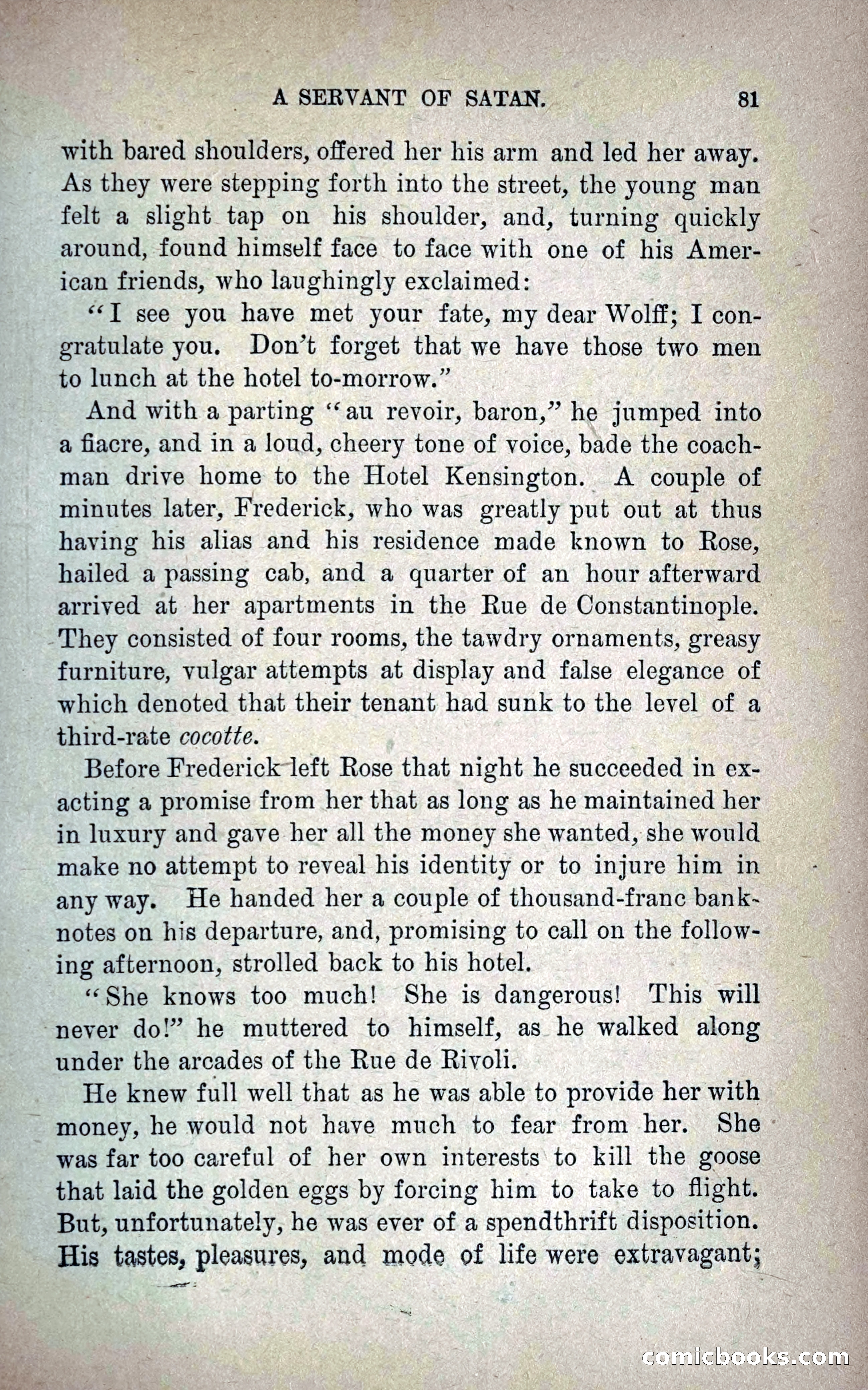 A Servant of Satan: Romantic Career of Prado the Assassin — page 89 of 218