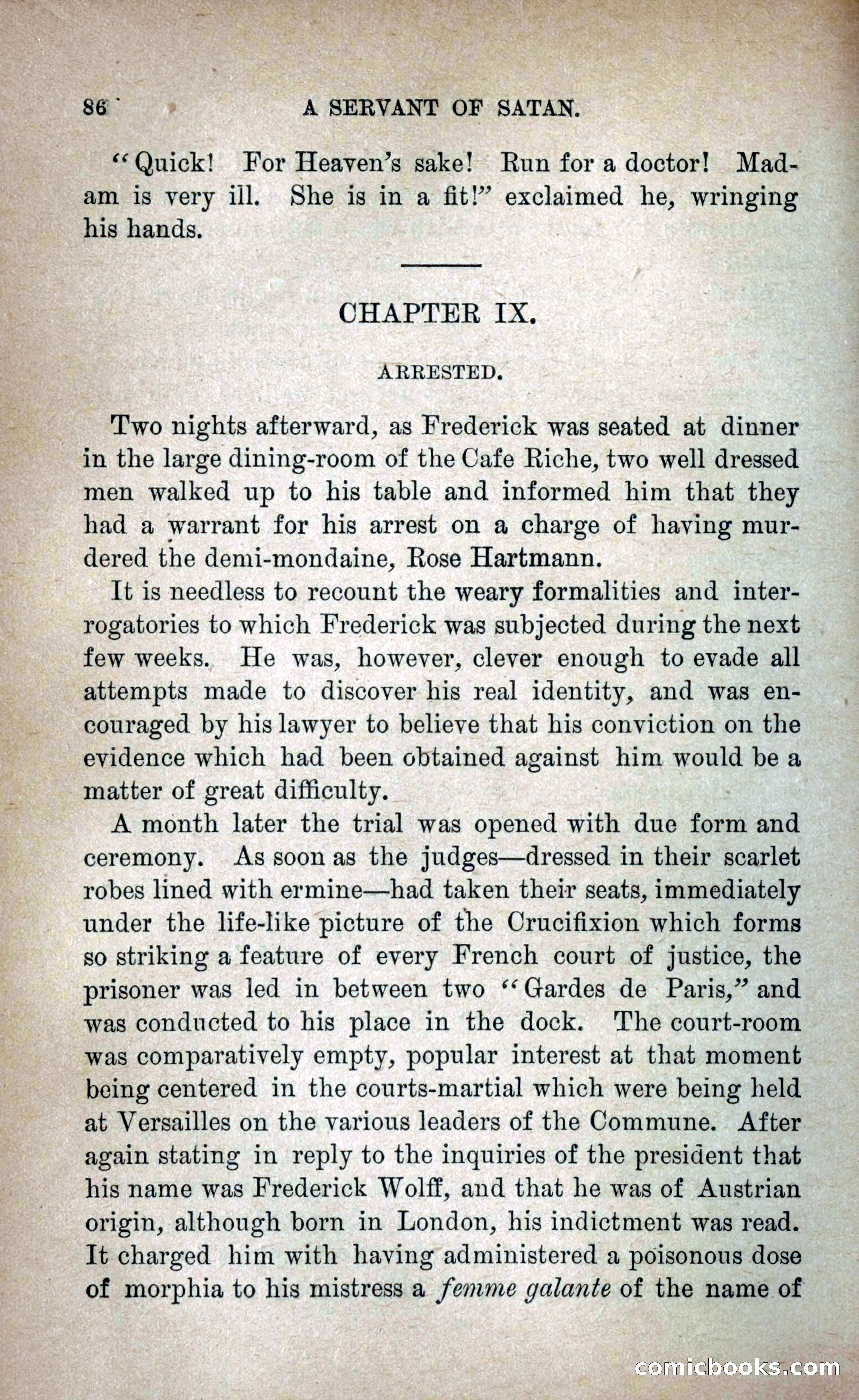 A Servant of Satan: Romantic Career of Prado the Assassin — page 94 of 218