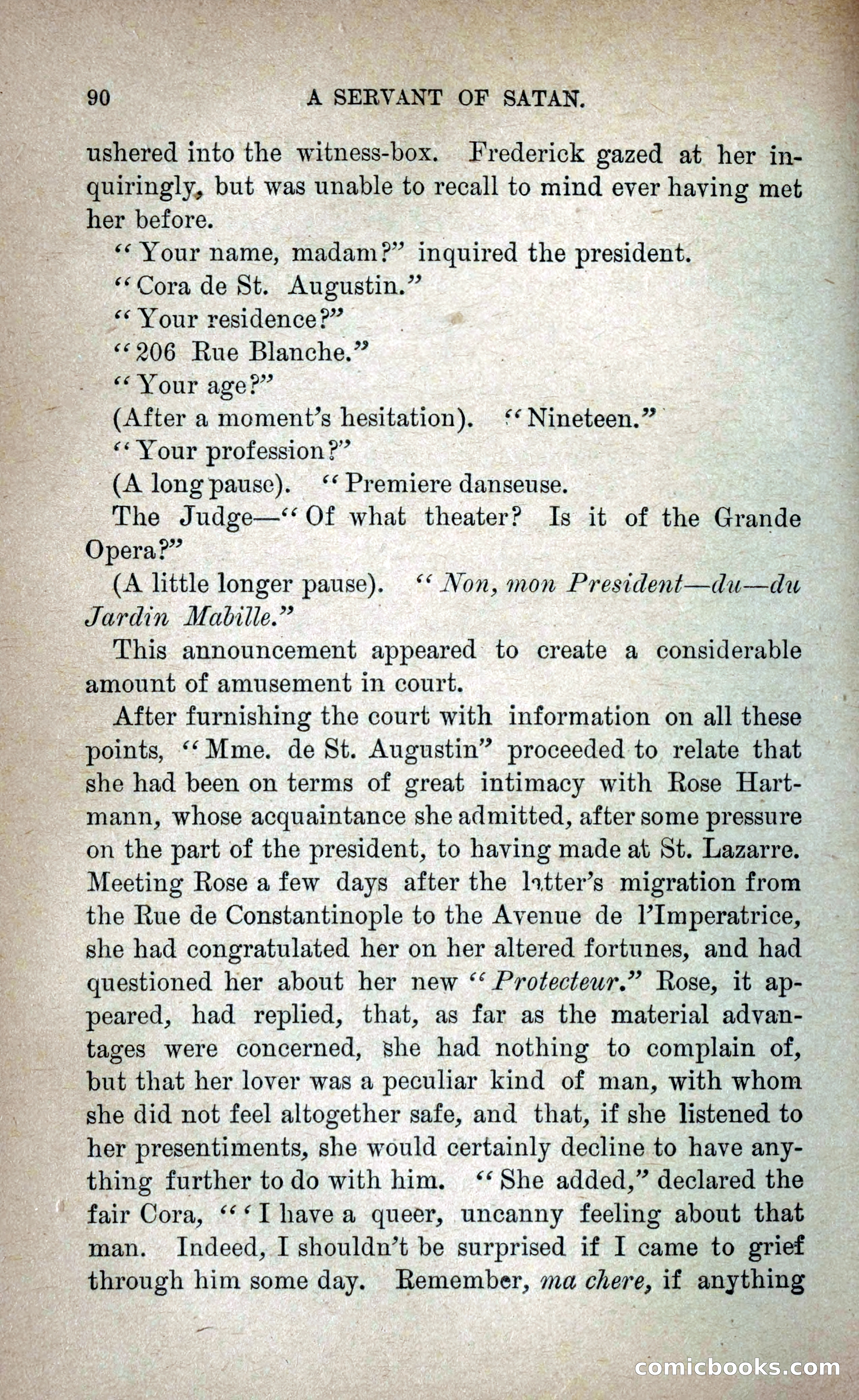 A Servant of Satan: Romantic Career of Prado the Assassin — page 98 of 218