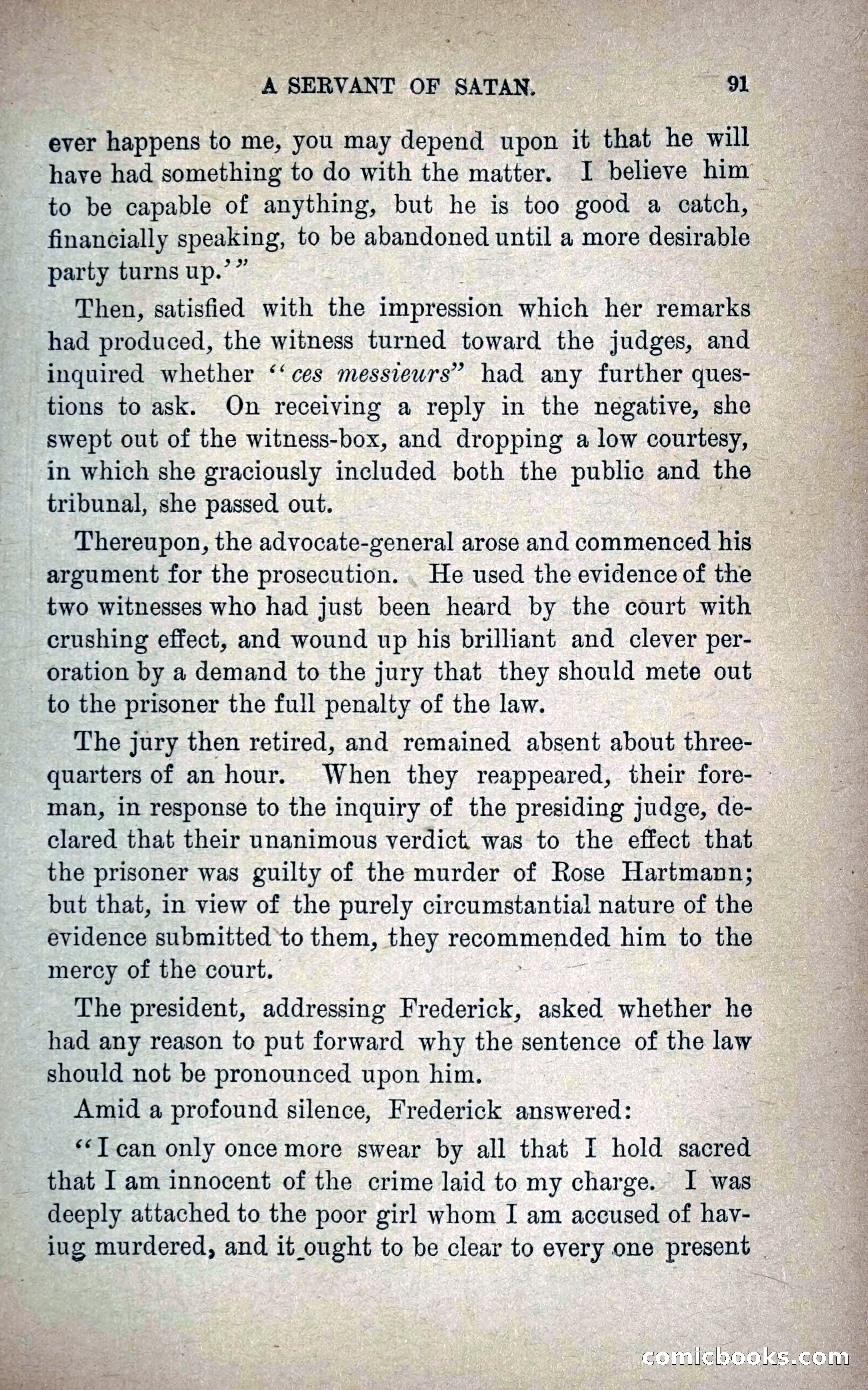 A Servant of Satan: Romantic Career of Prado the Assassin — page 99 of 218