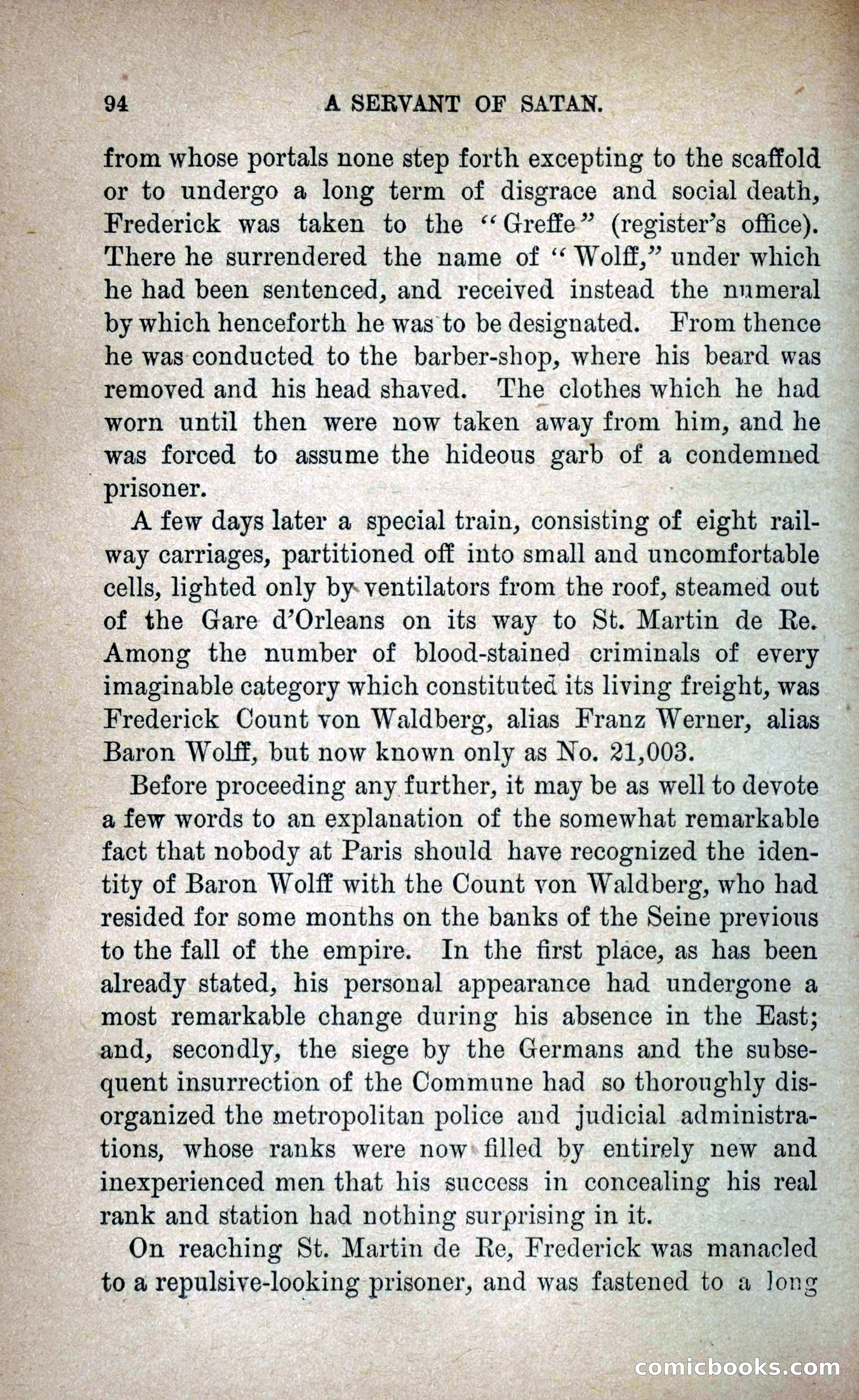 A Servant of Satan: Romantic Career of Prado the Assassin — page 102 of 218