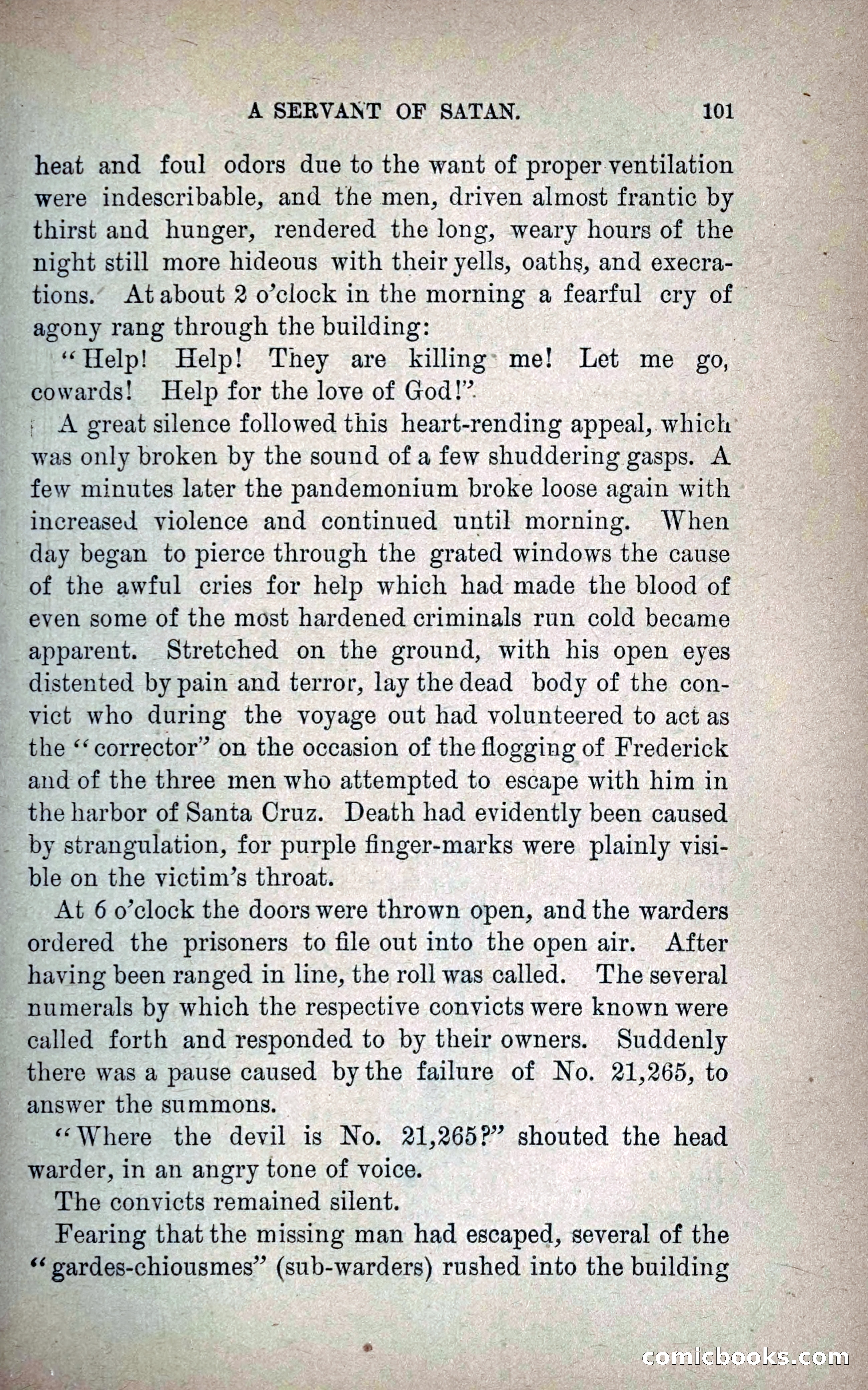 A Servant of Satan: Romantic Career of Prado the Assassin — page 109 of 218