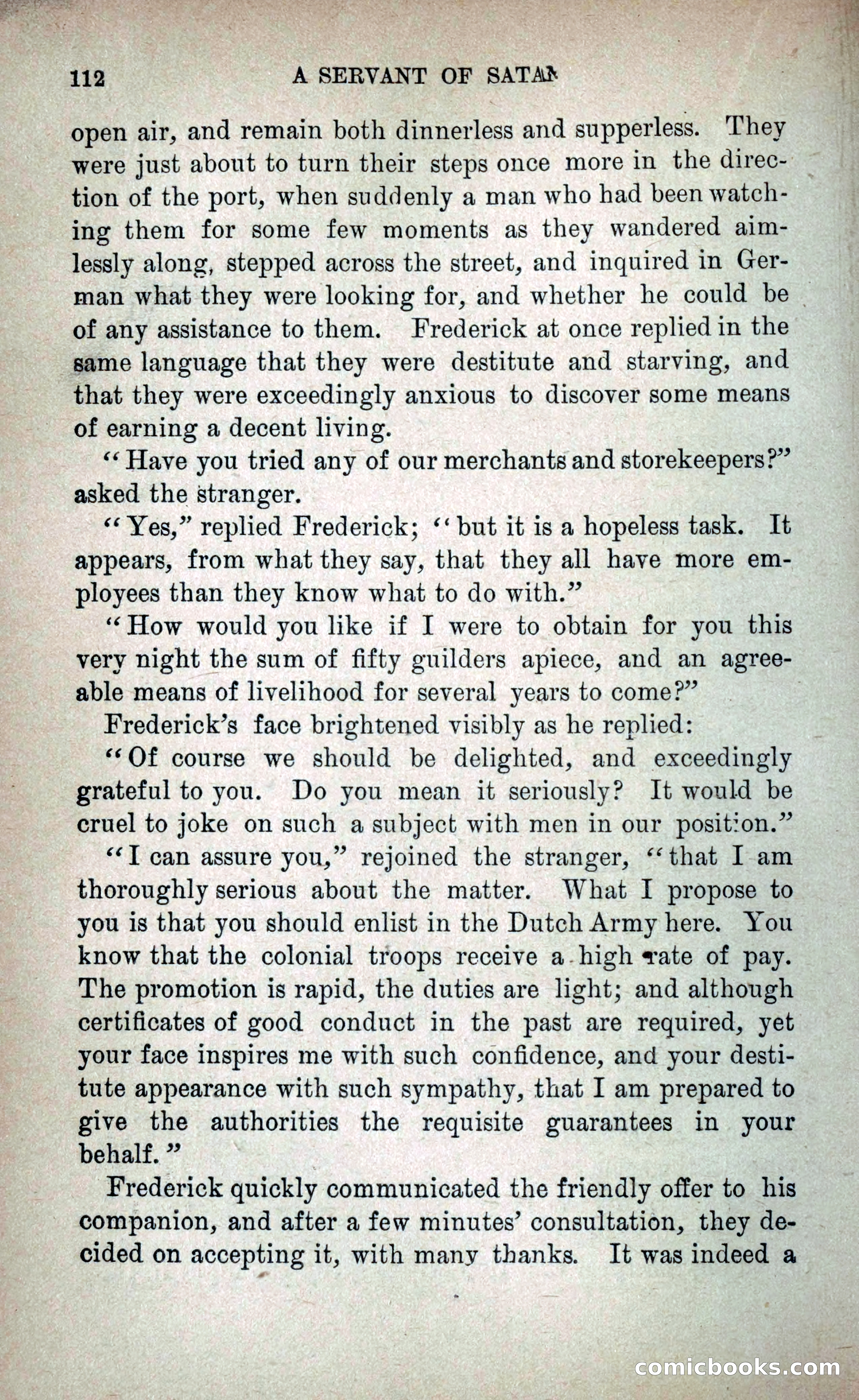 A Servant of Satan: Romantic Career of Prado the Assassin — page 120 of 218