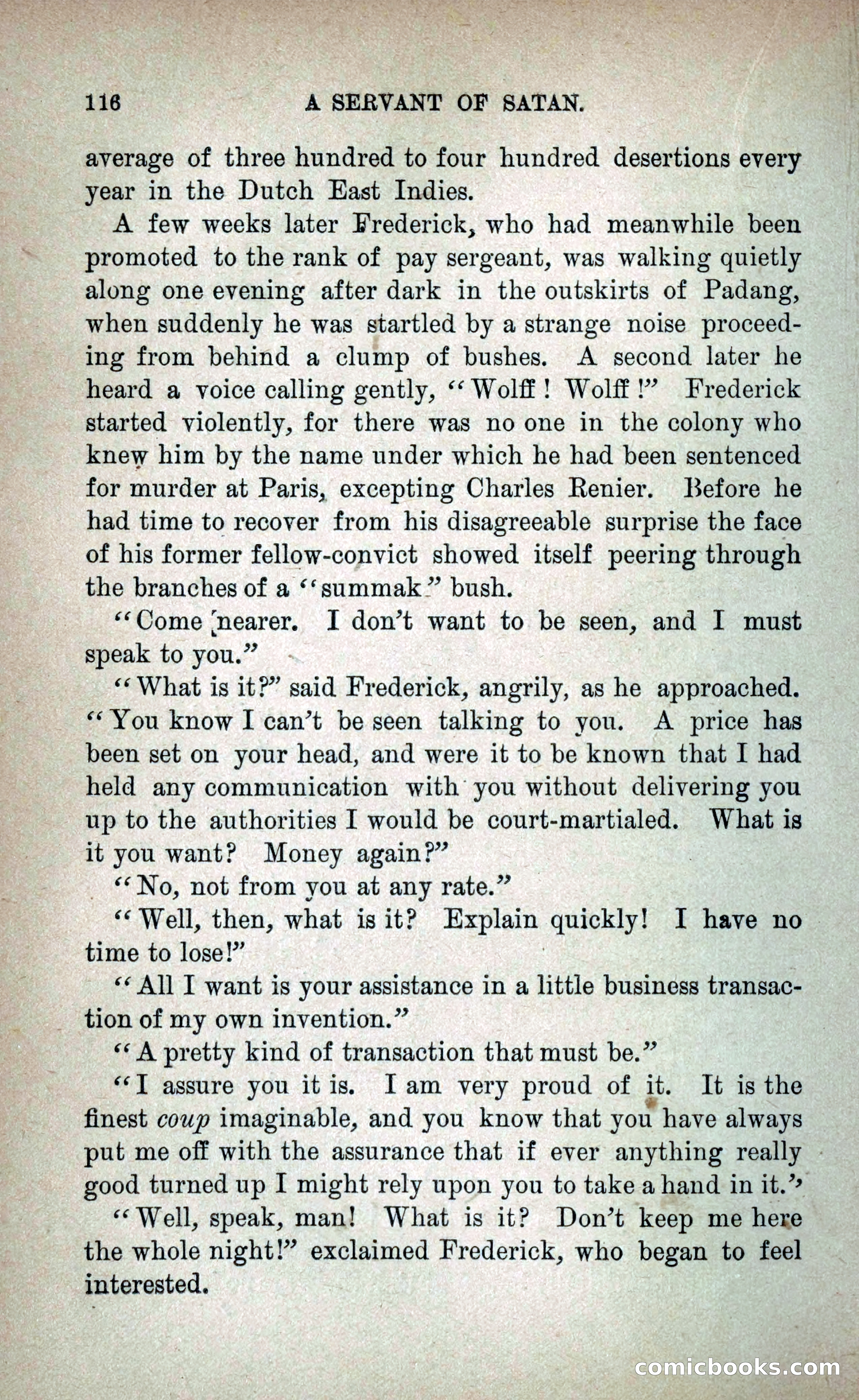 A Servant of Satan: Romantic Career of Prado the Assassin — page 124 of 218