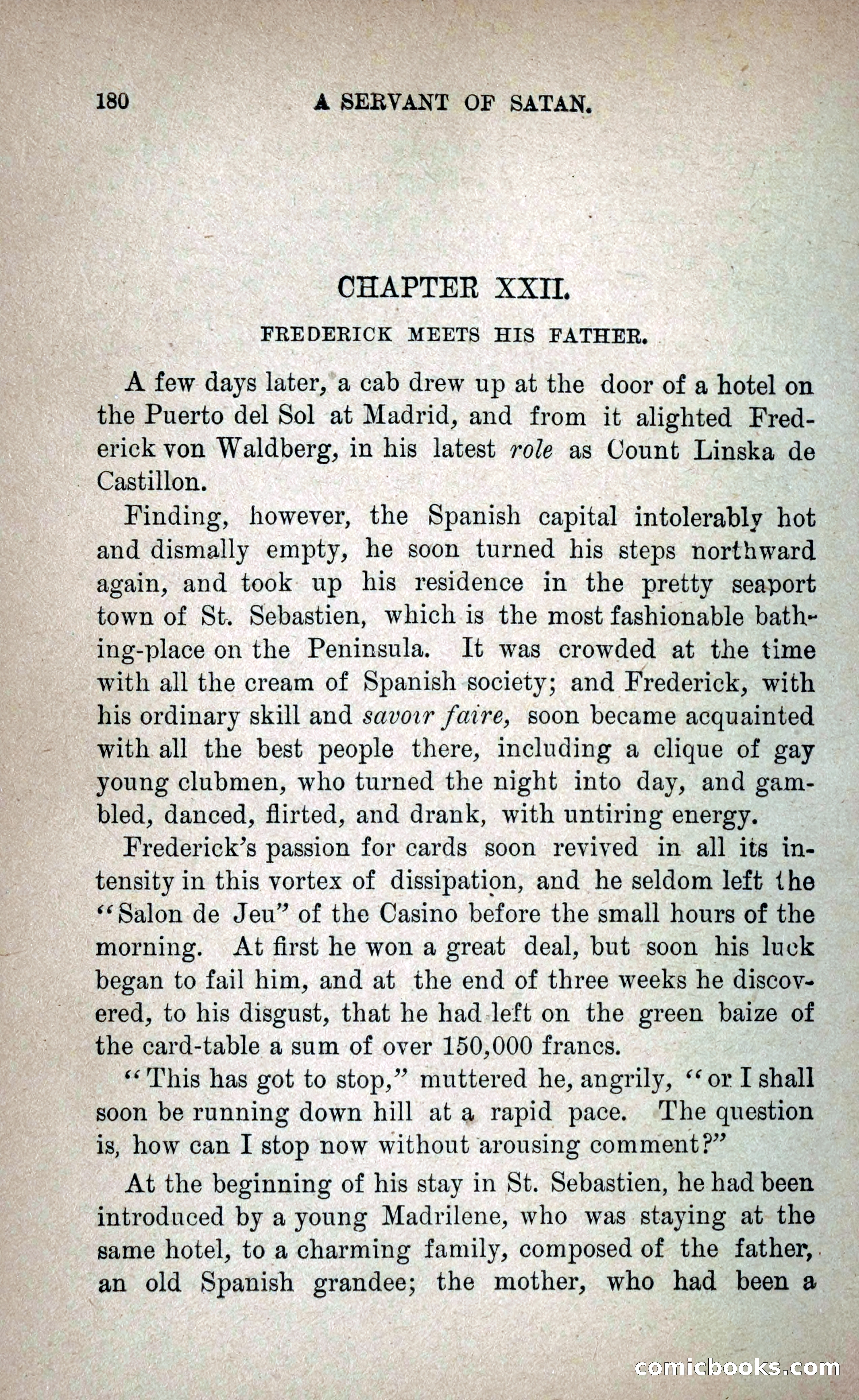 A Servant of Satan: Romantic Career of Prado the Assassin — page 188 of 218