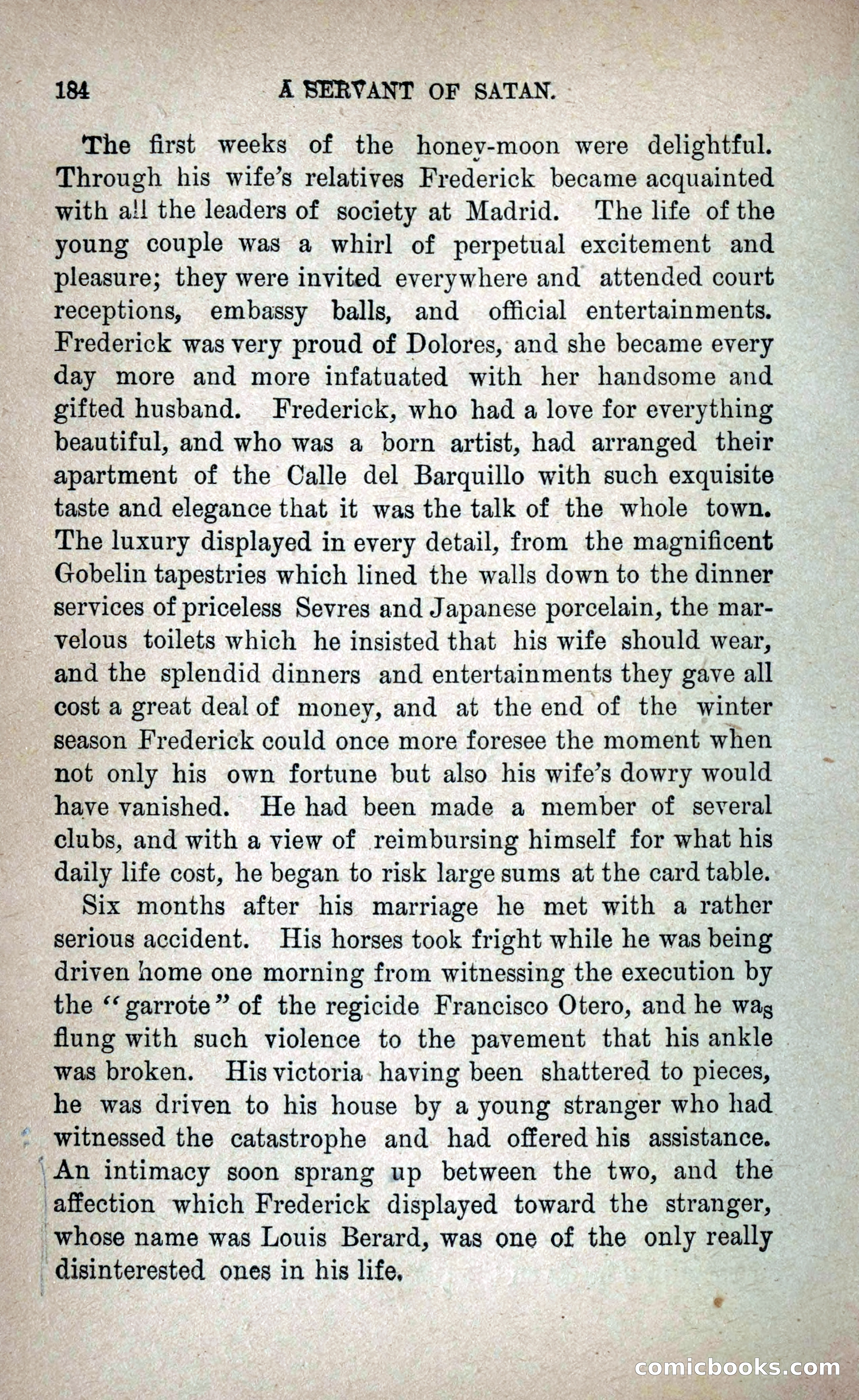 A Servant of Satan: Romantic Career of Prado the Assassin — page 192 of 218