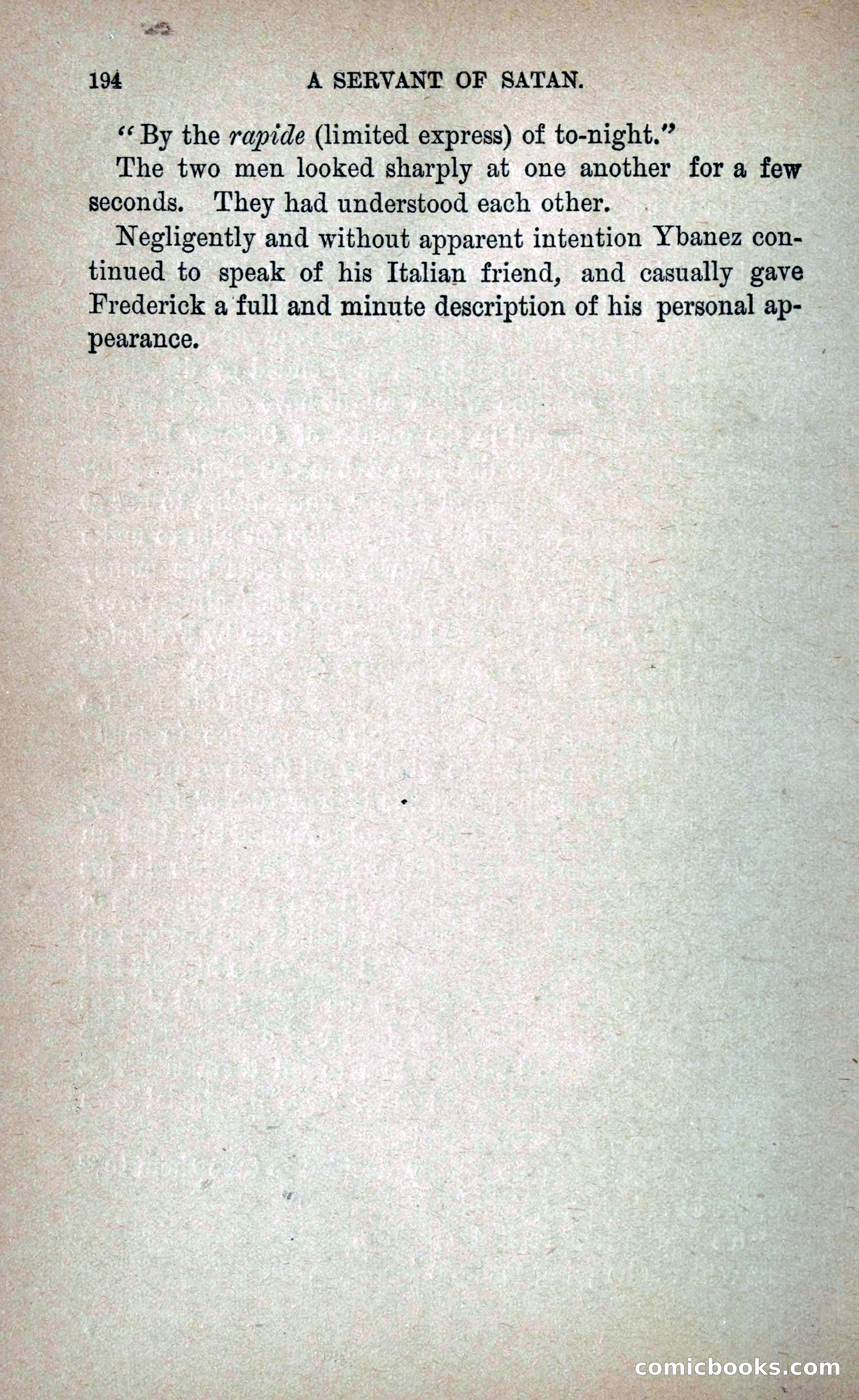 A Servant of Satan: Romantic Career of Prado the Assassin — page 202 of 218
