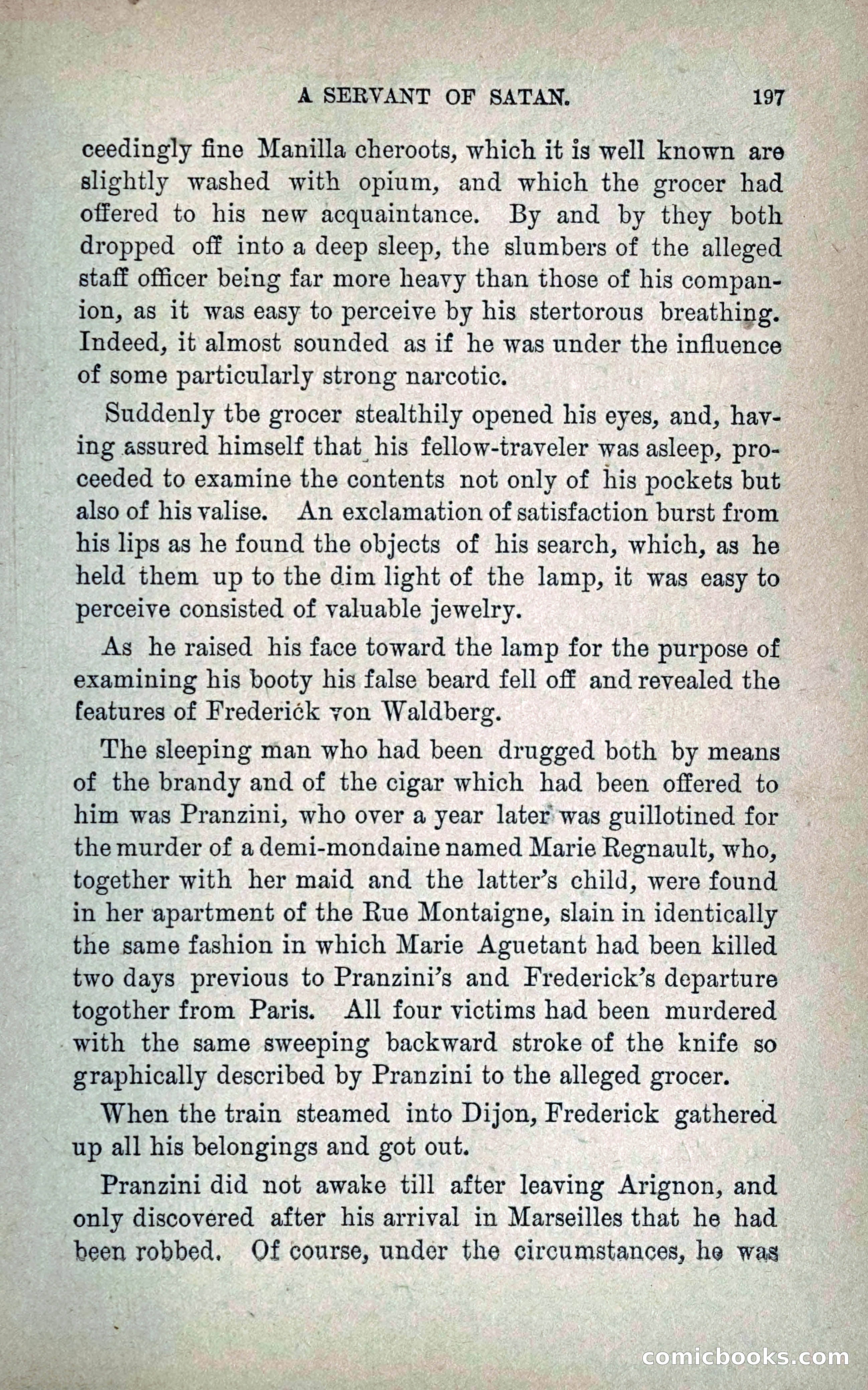 A Servant of Satan: Romantic Career of Prado the Assassin — page 205 of 218