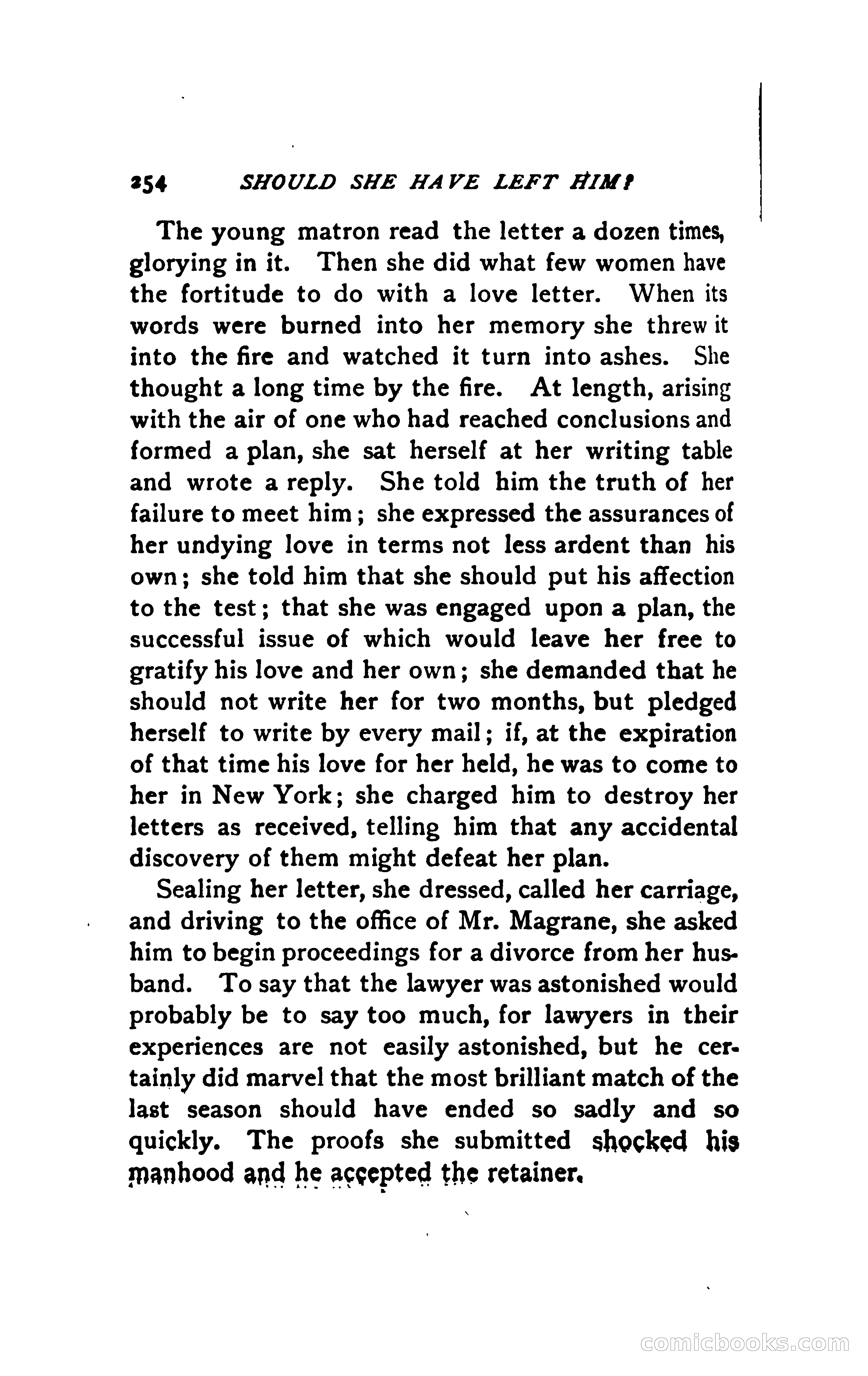 Should She Have Left Him? — page 267 of 294