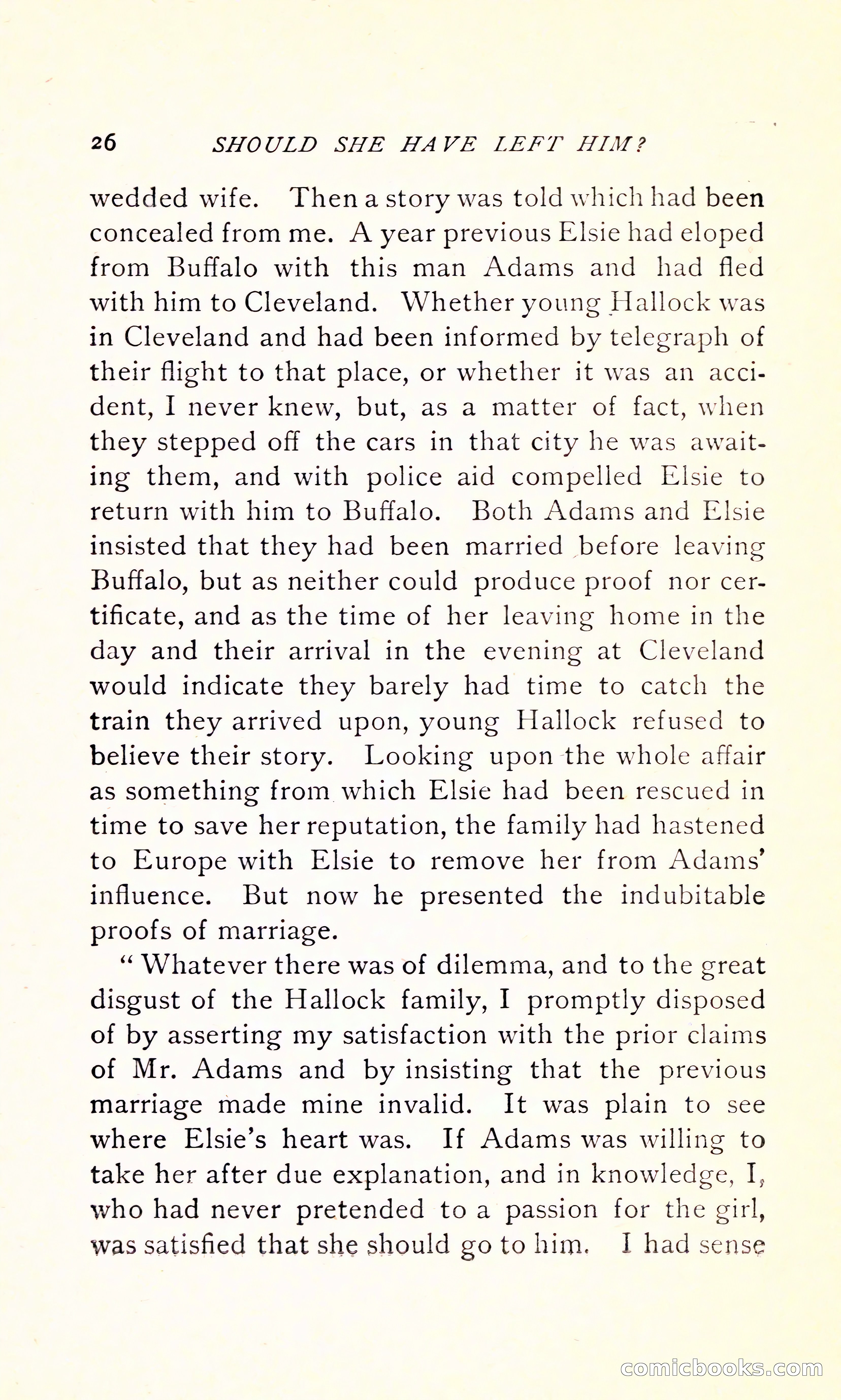 Should She Have Left Him? — page 32 of 294