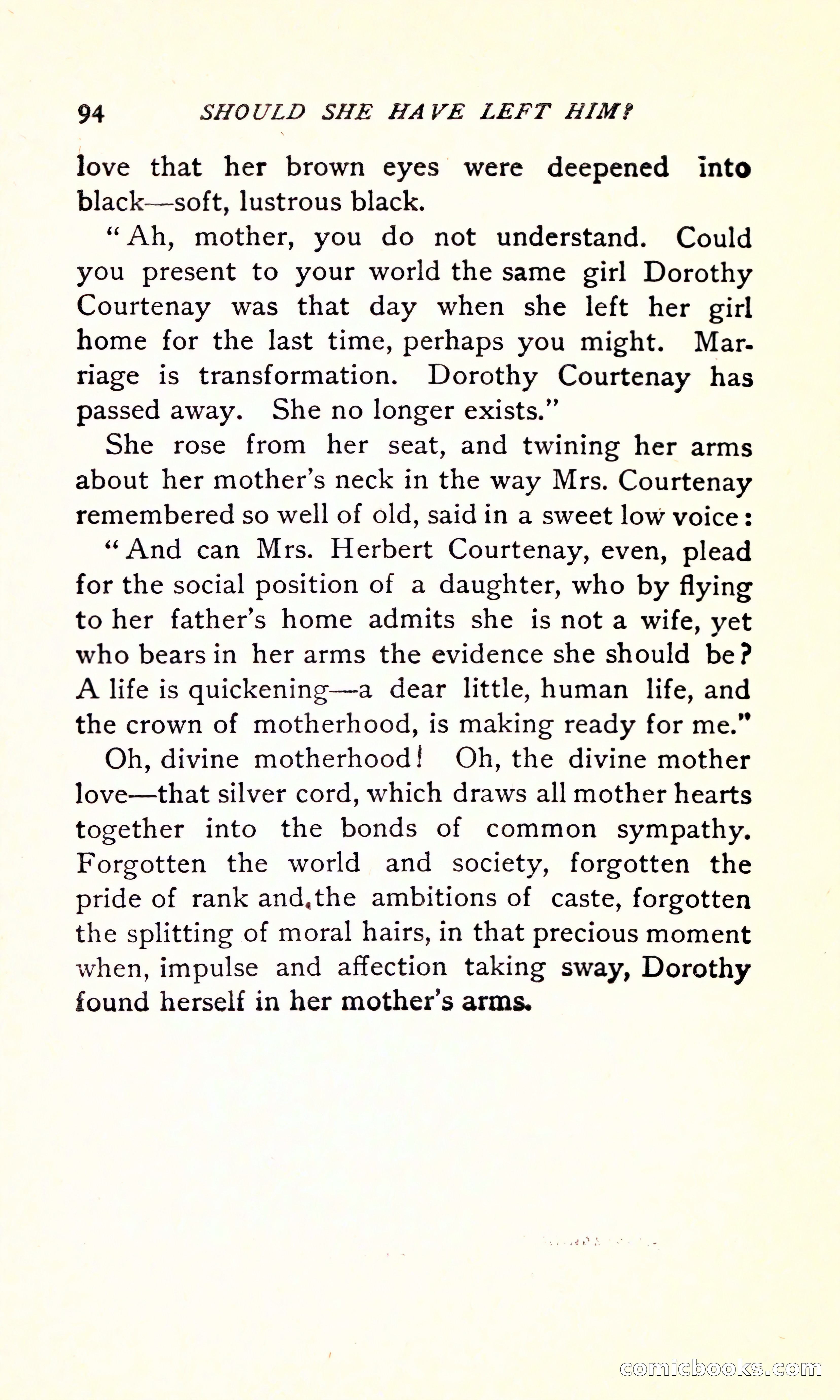 Should She Have Left Him? — page 100 of 294