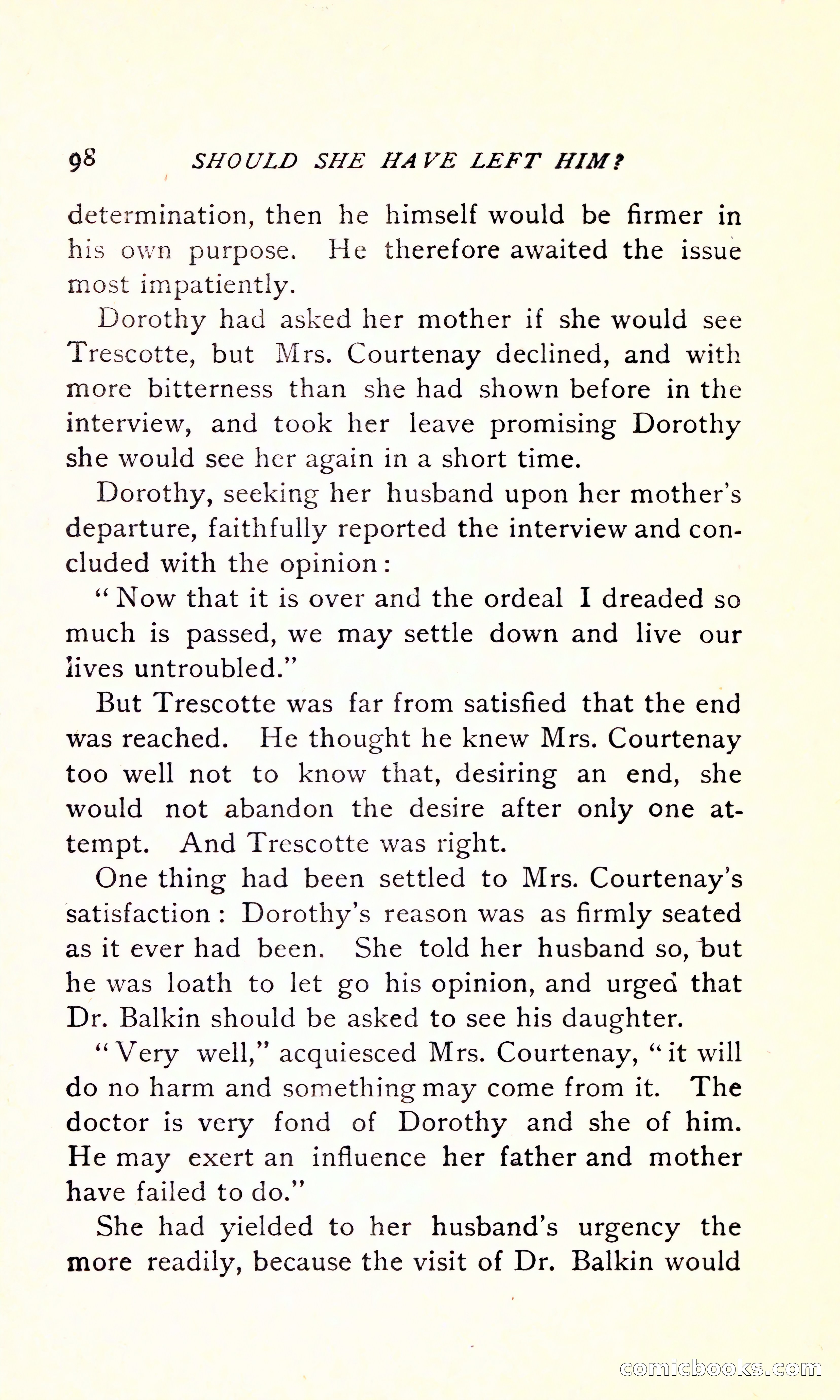 Should She Have Left Him? — page 104 of 294