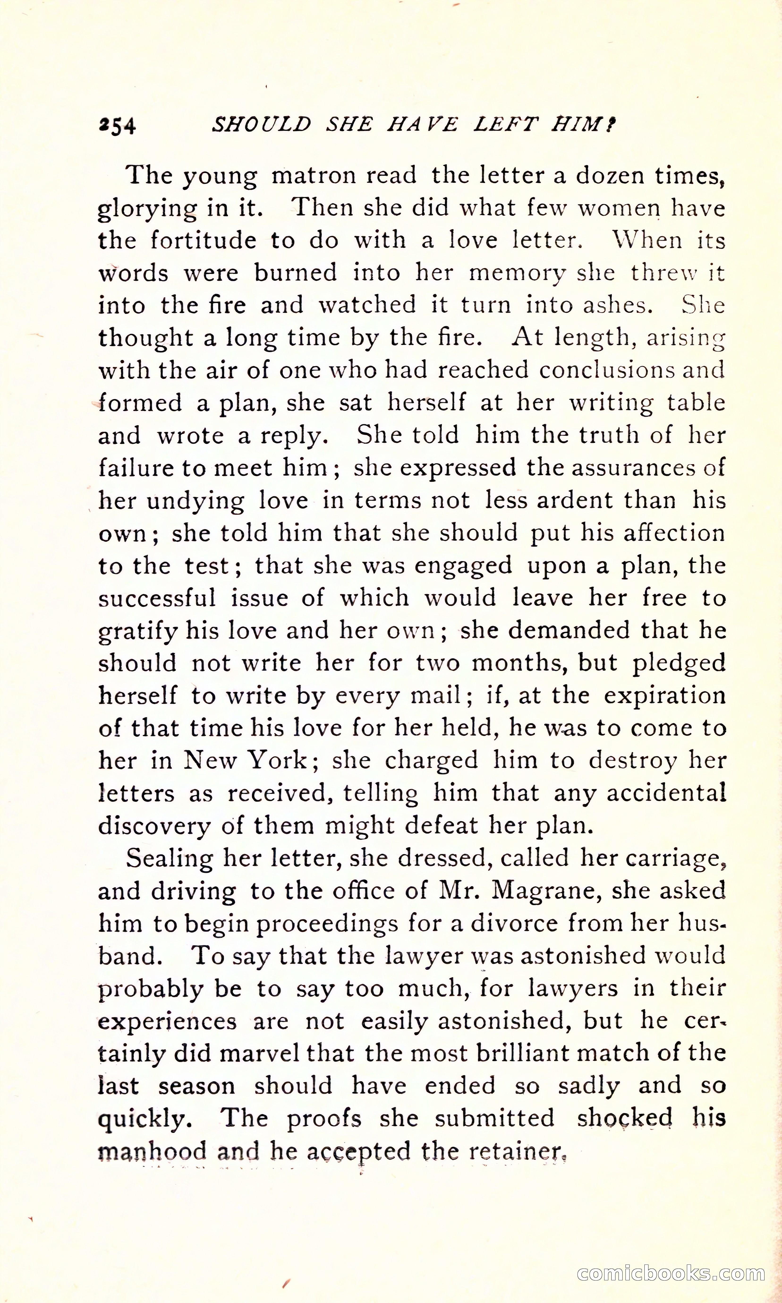 Should She Have Left Him? — page 260 of 294