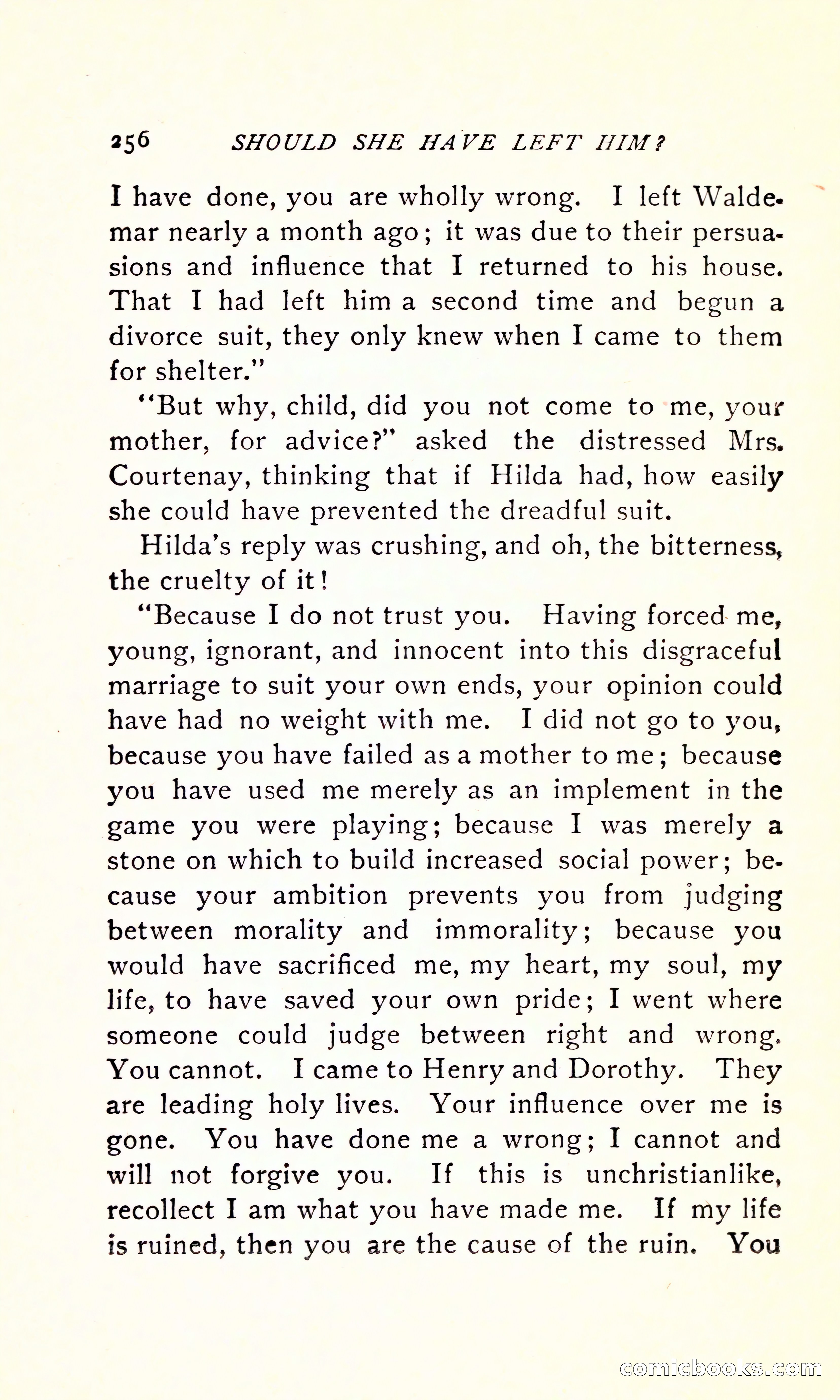 Should She Have Left Him? — page 262 of 294