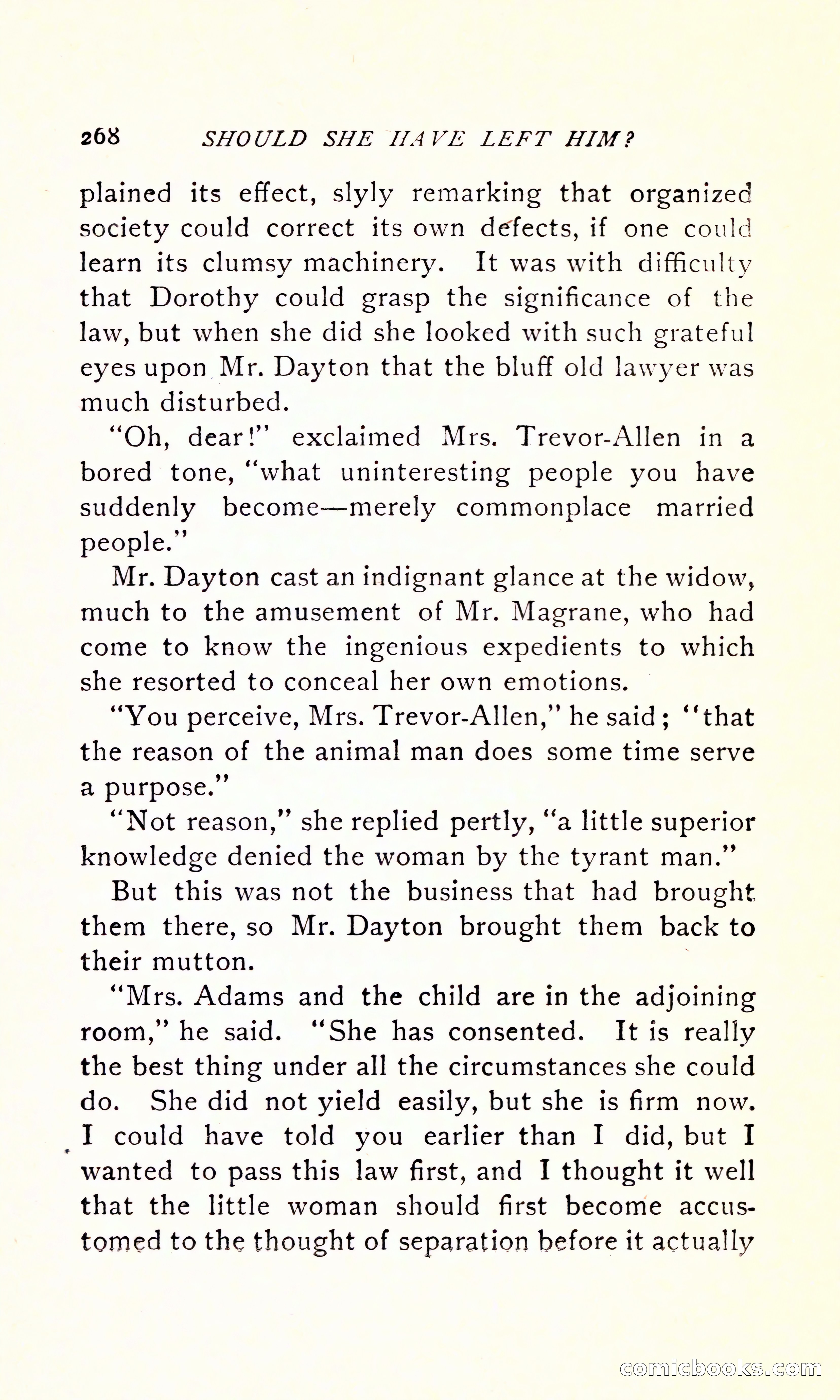 Should She Have Left Him? — page 274 of 294