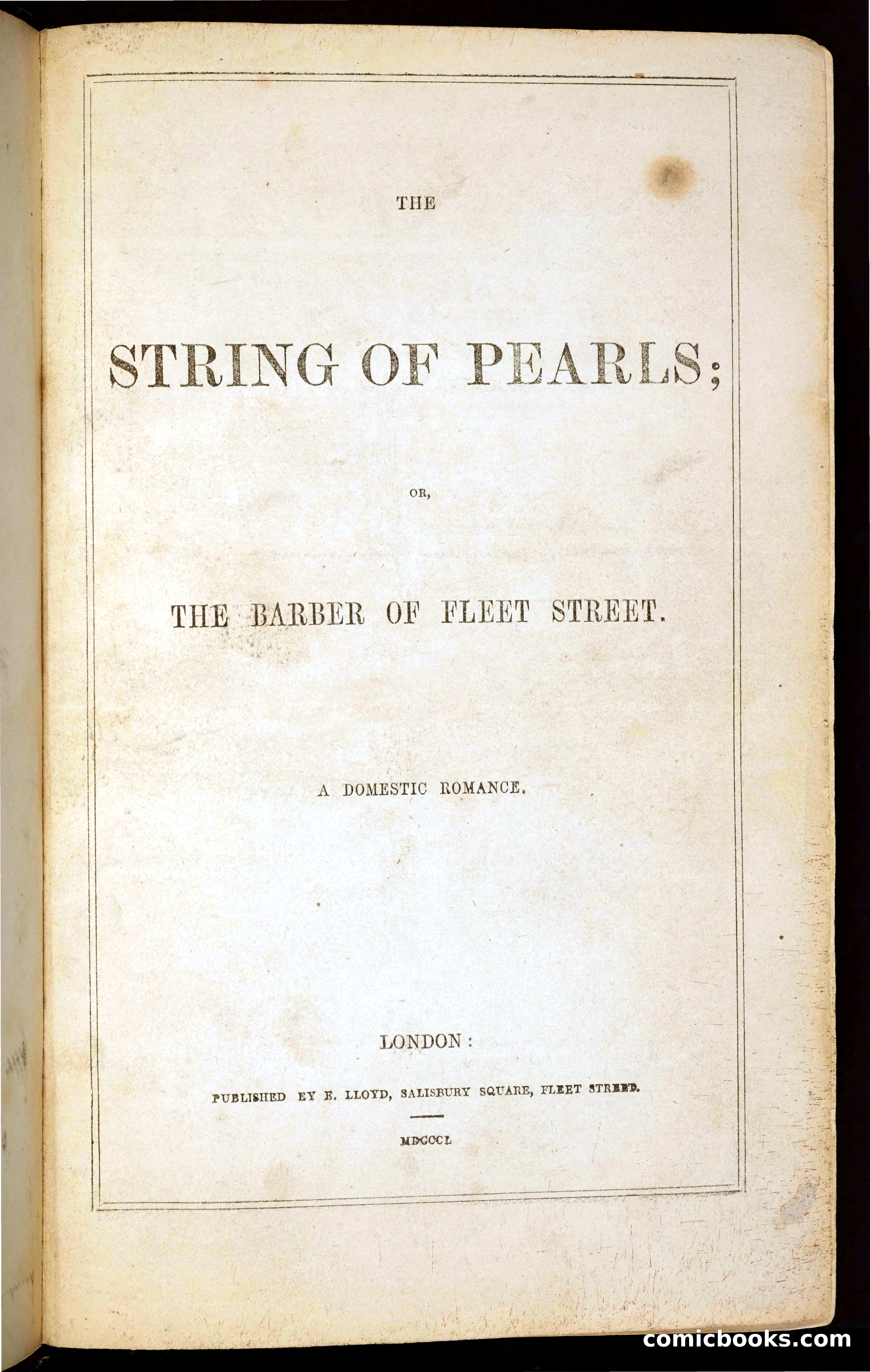 The String of Pearls; or, The Barber of Fleet Street — page 5 of 396