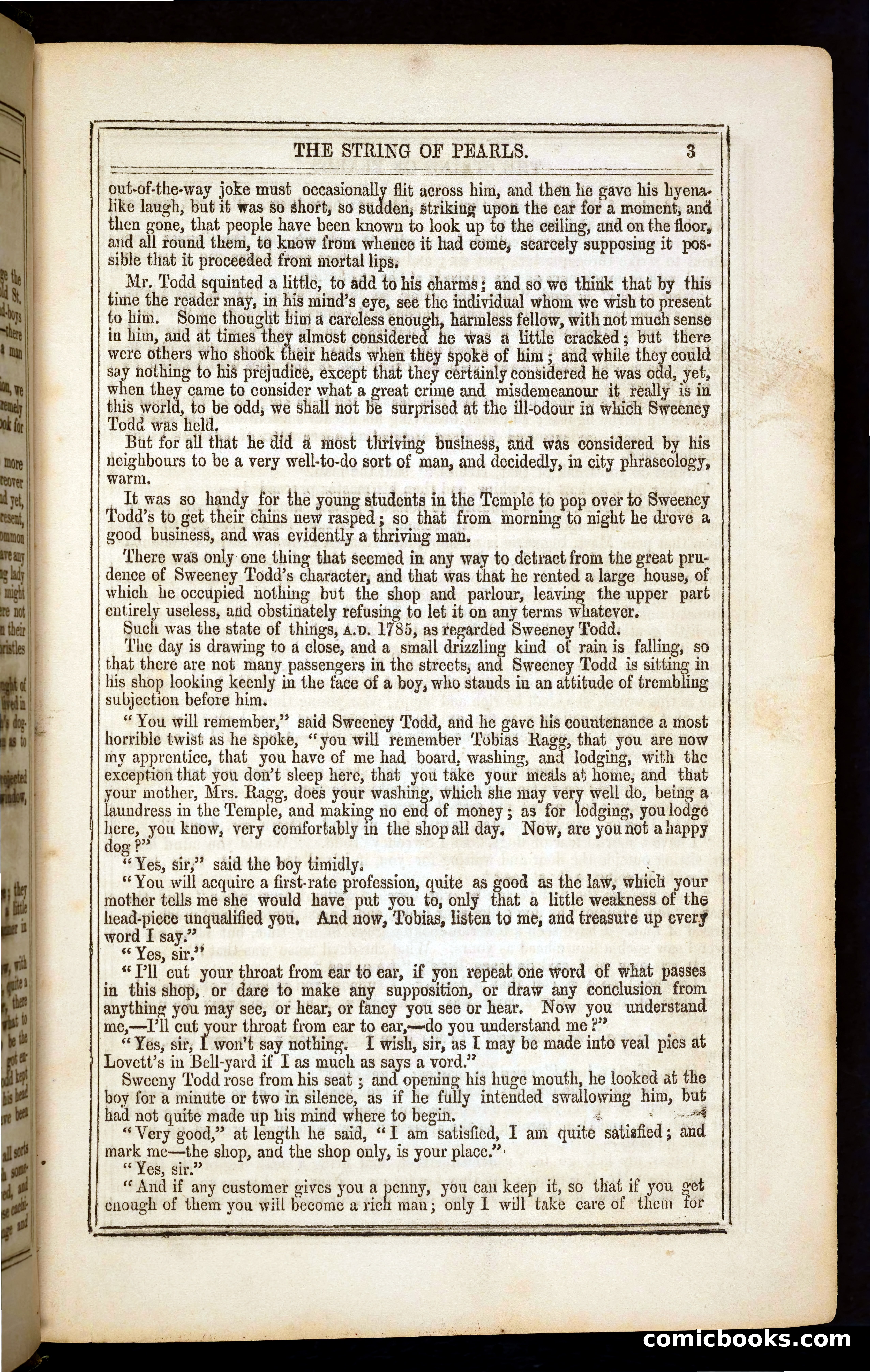 The String of Pearls; or, The Barber of Fleet Street — page 11 of 396